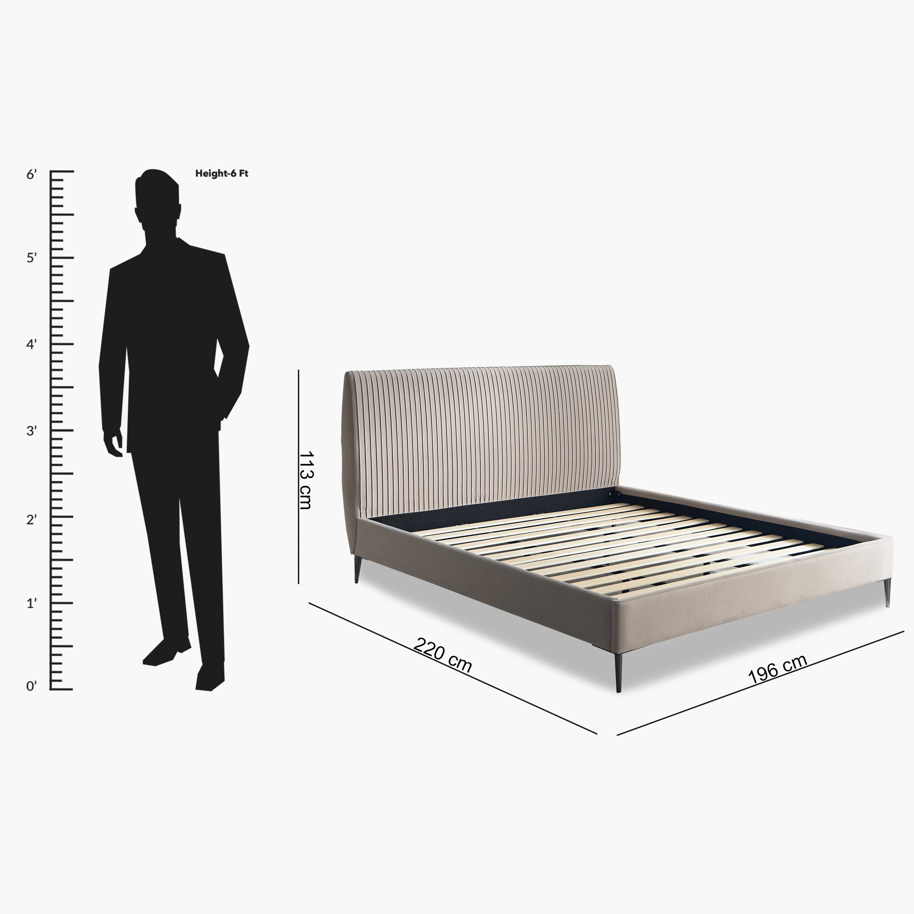 Naples Rivoli Upholstered King Bed - 180x200 cm-PROMO_HB_UAE_HBX10_250526-image-8