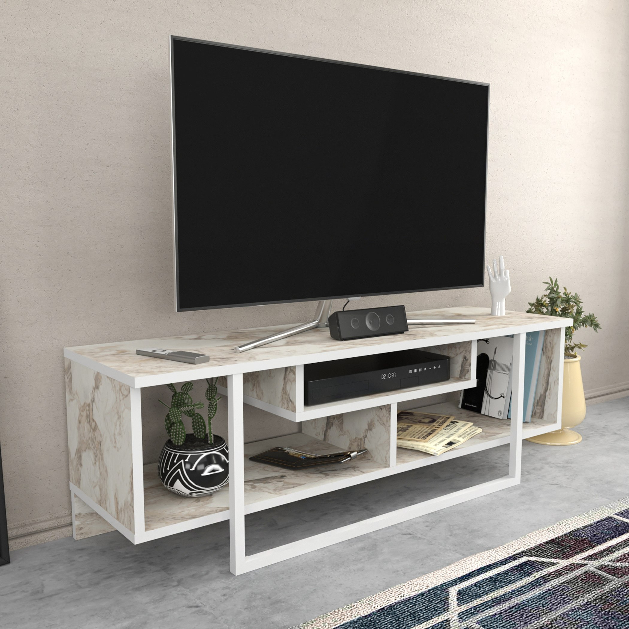 Dale 1.2 Metre TV Unit for TVs up to 50 inches-hbxlivingroom-mediaunitsandstorage-tvunits-image-2