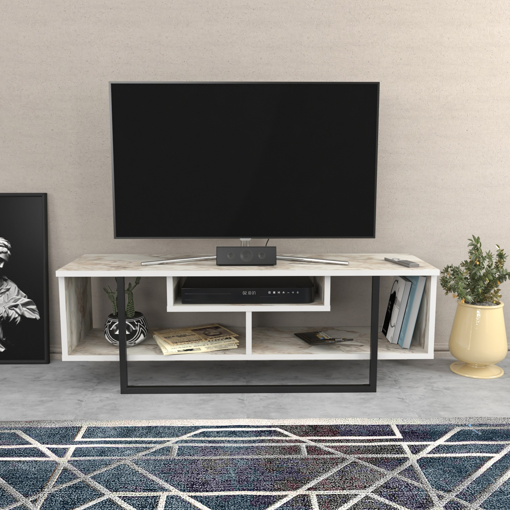 وحدة تلفزيون حتى 50 بوصة 1.2 متر من دال-hbxlivingroom-mediaunitsandstorage-tvunits-image-1