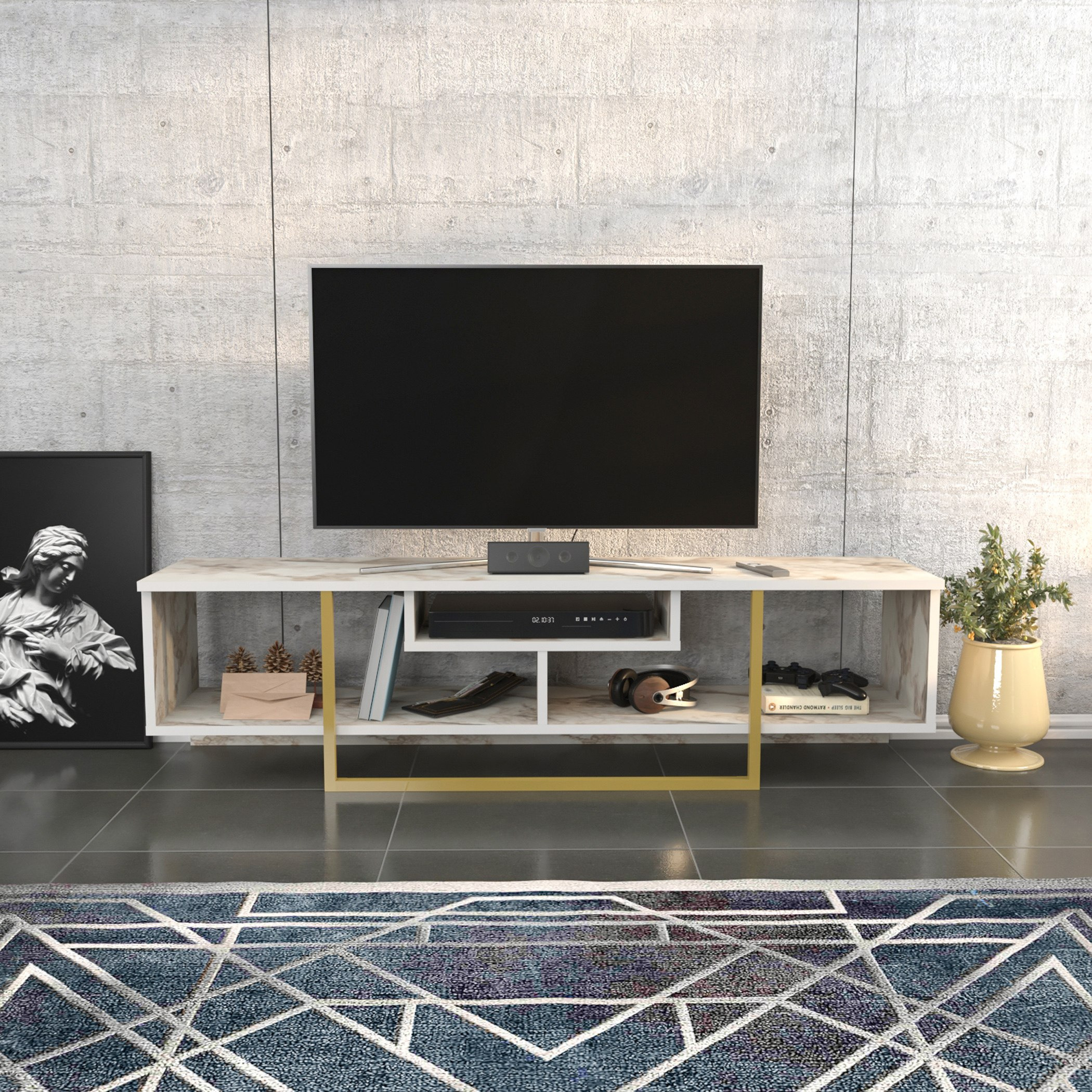 وحدة تلفزيون كبيرة حتى 65 بوصة 1.5 متر من مودوليكس دايل-hbxlivingroom-mediaunitsandstorage-tvunits-image-1
