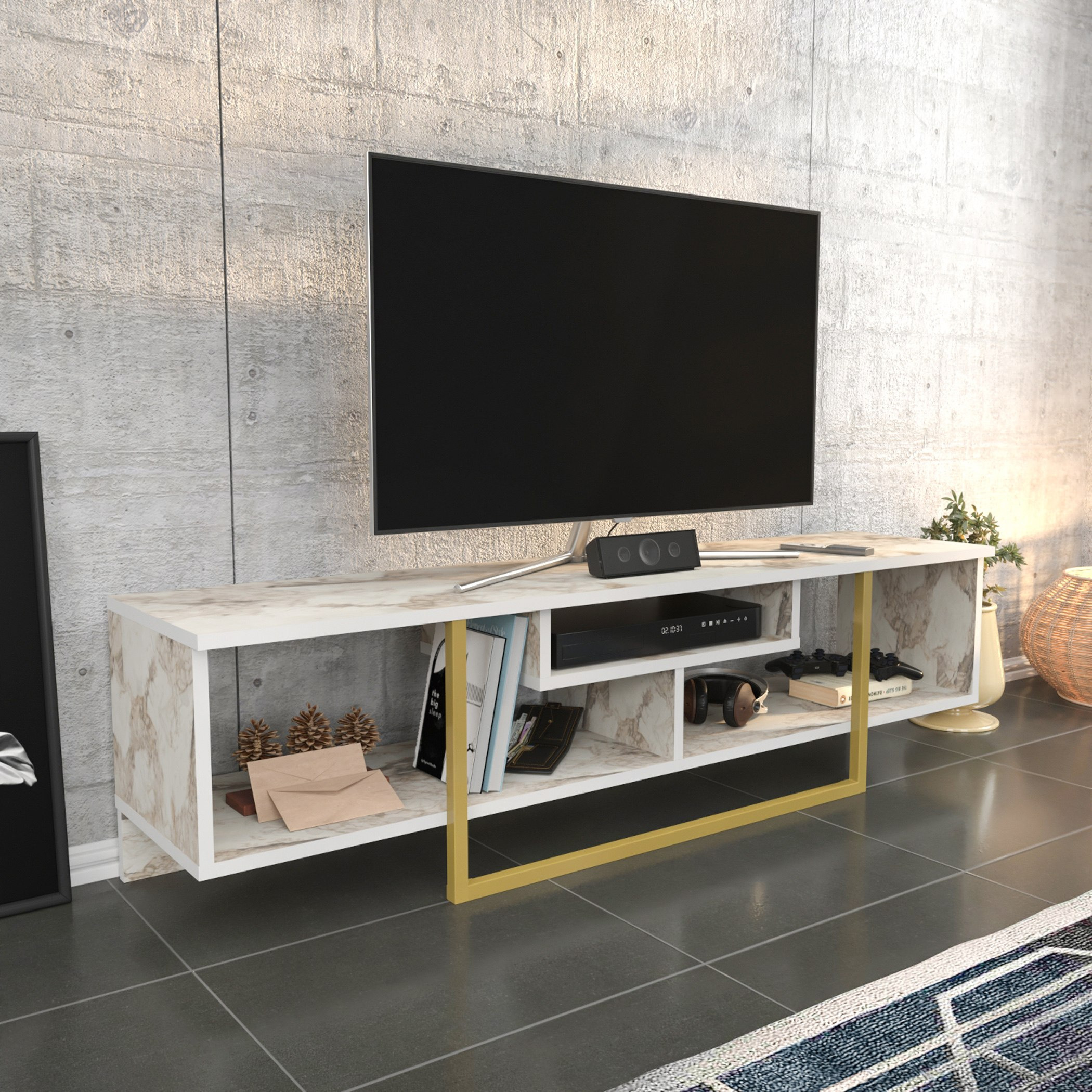وحدة تلفزيون كبيرة حتى 65 بوصة 1.5 متر من مودوليكس دايل-hbxlivingroom-mediaunitsandstorage-tvunits-image-2