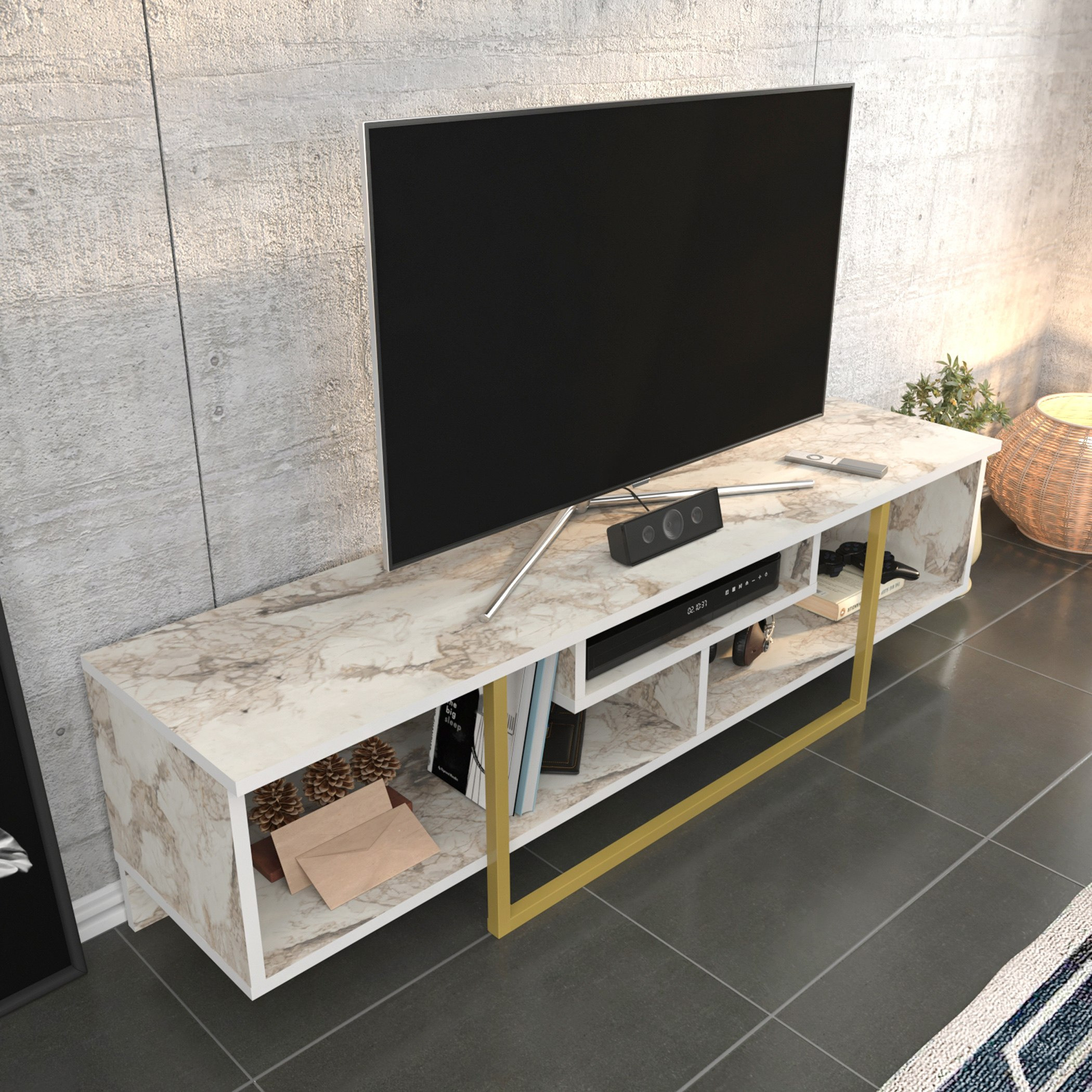 وحدة تلفزيون كبيرة حتى 65 بوصة 1.5 متر من مودوليكس دايل-hbxlivingroom-mediaunitsandstorage-tvunits-image-3