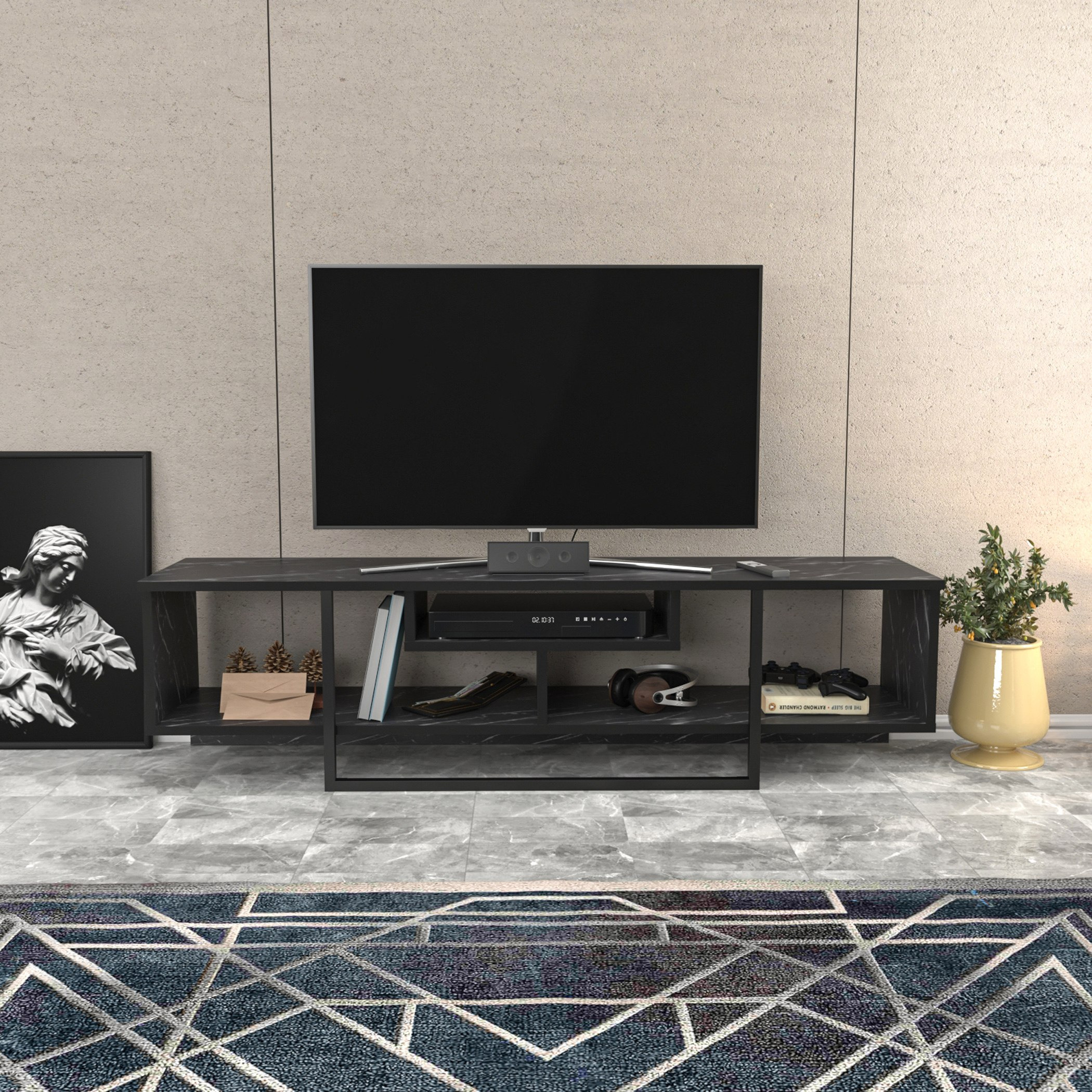 وحدة تلفزيون كبيرة حتى 65 بوصة 1.5 متر من مودوليكس دايل-hbxlivingroom-mediaunitsandstorage-tvunits-image-1