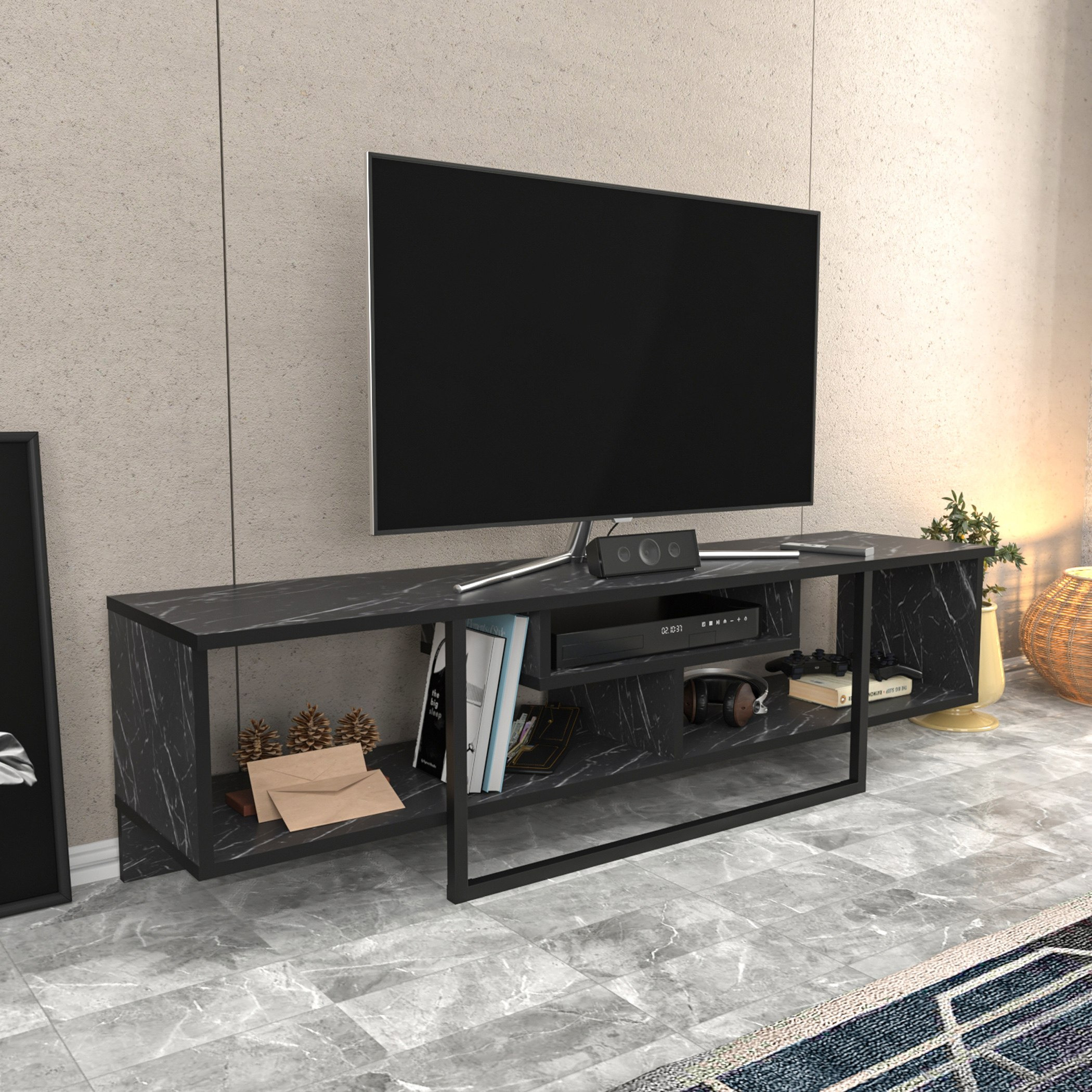 وحدة تلفزيون كبيرة حتى 65 بوصة 1.5 متر من مودوليكس دايل-hbxlivingroom-mediaunitsandstorage-tvunits-image-2