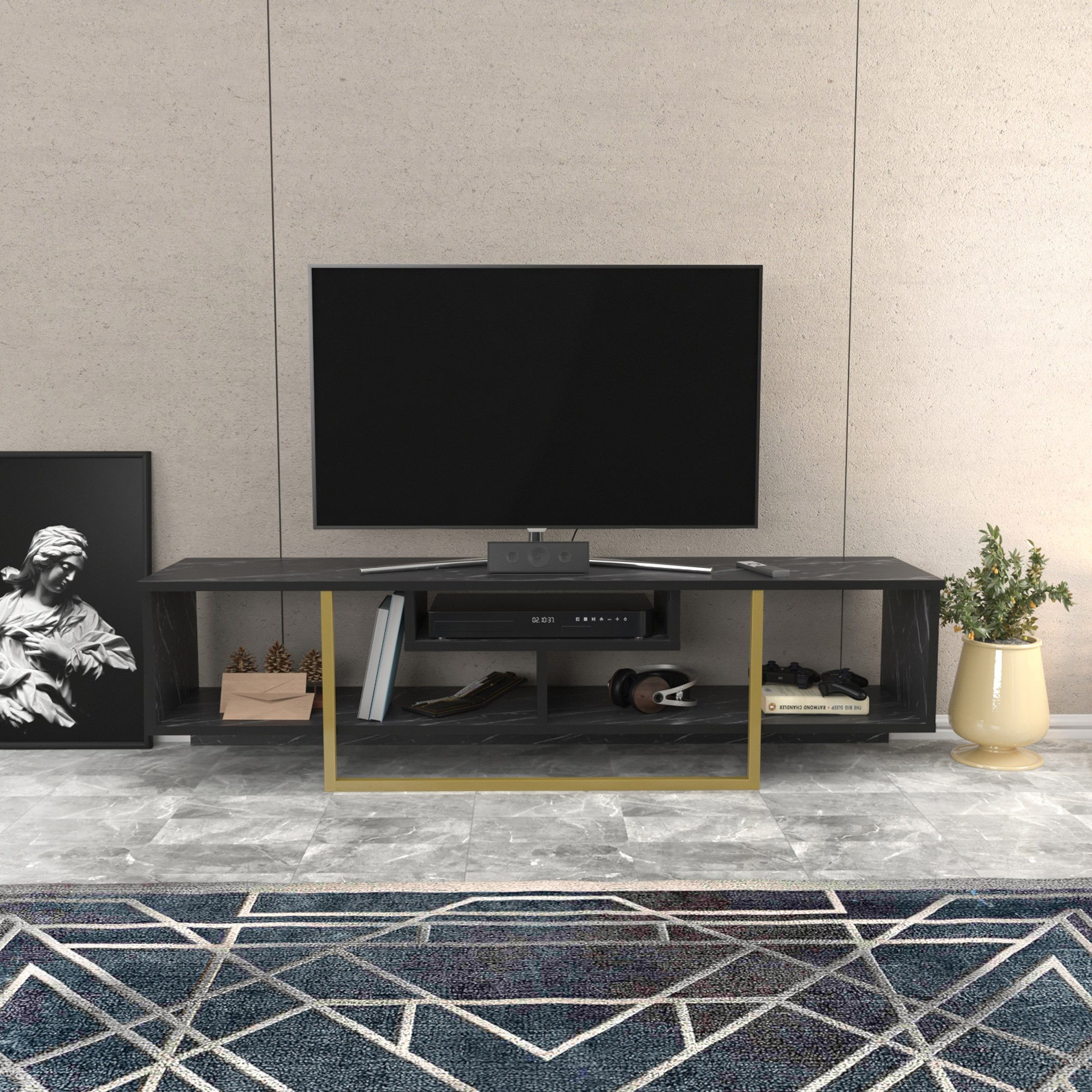 وحدة تلفزيون كبيرة حتى 65 بوصة 1.5 متر من مودوليكس دايل-hbxlivingroom-mediaunitsandstorage-tvunits-image-1