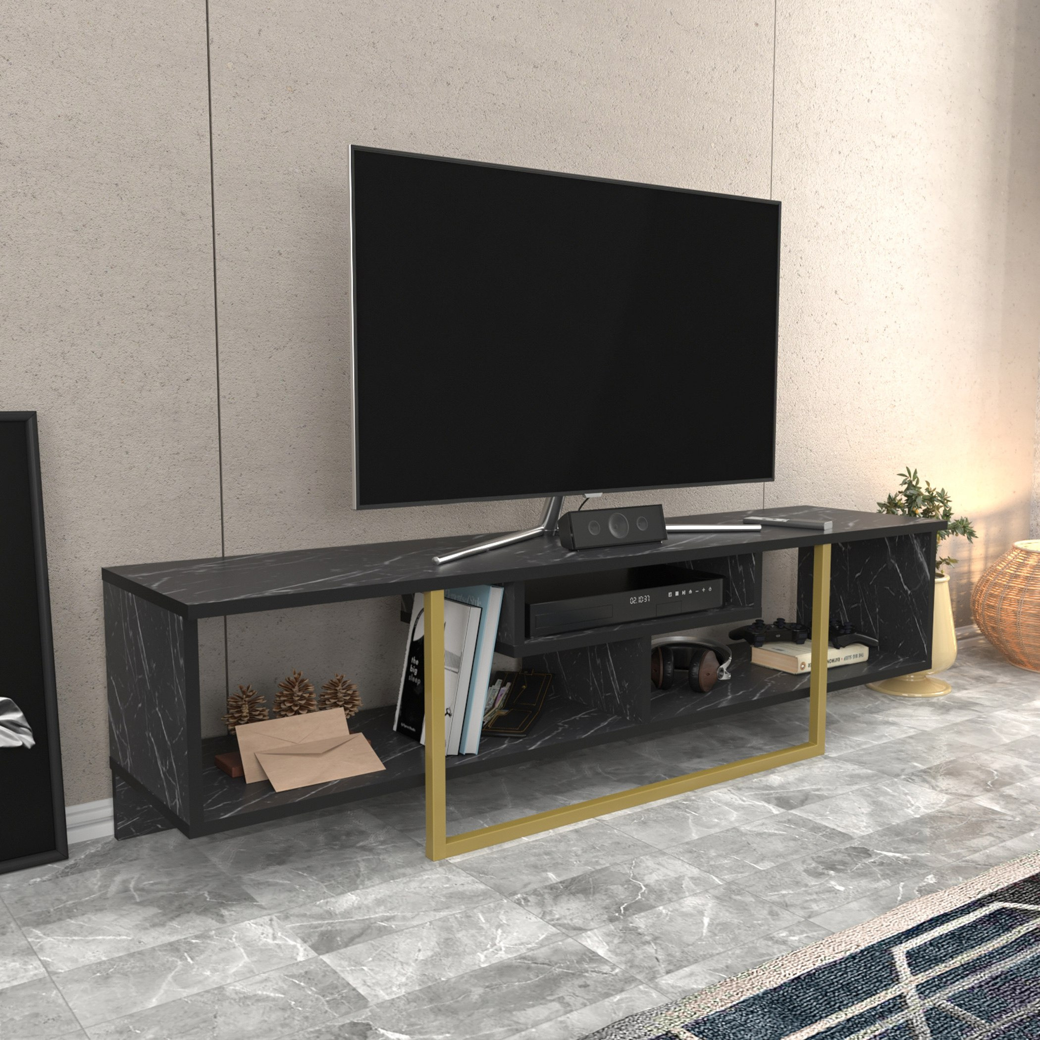 وحدة تلفزيون كبيرة حتى 65 بوصة 1.5 متر من مودوليكس دايل-hbxlivingroom-mediaunitsandstorage-tvunits-image-2