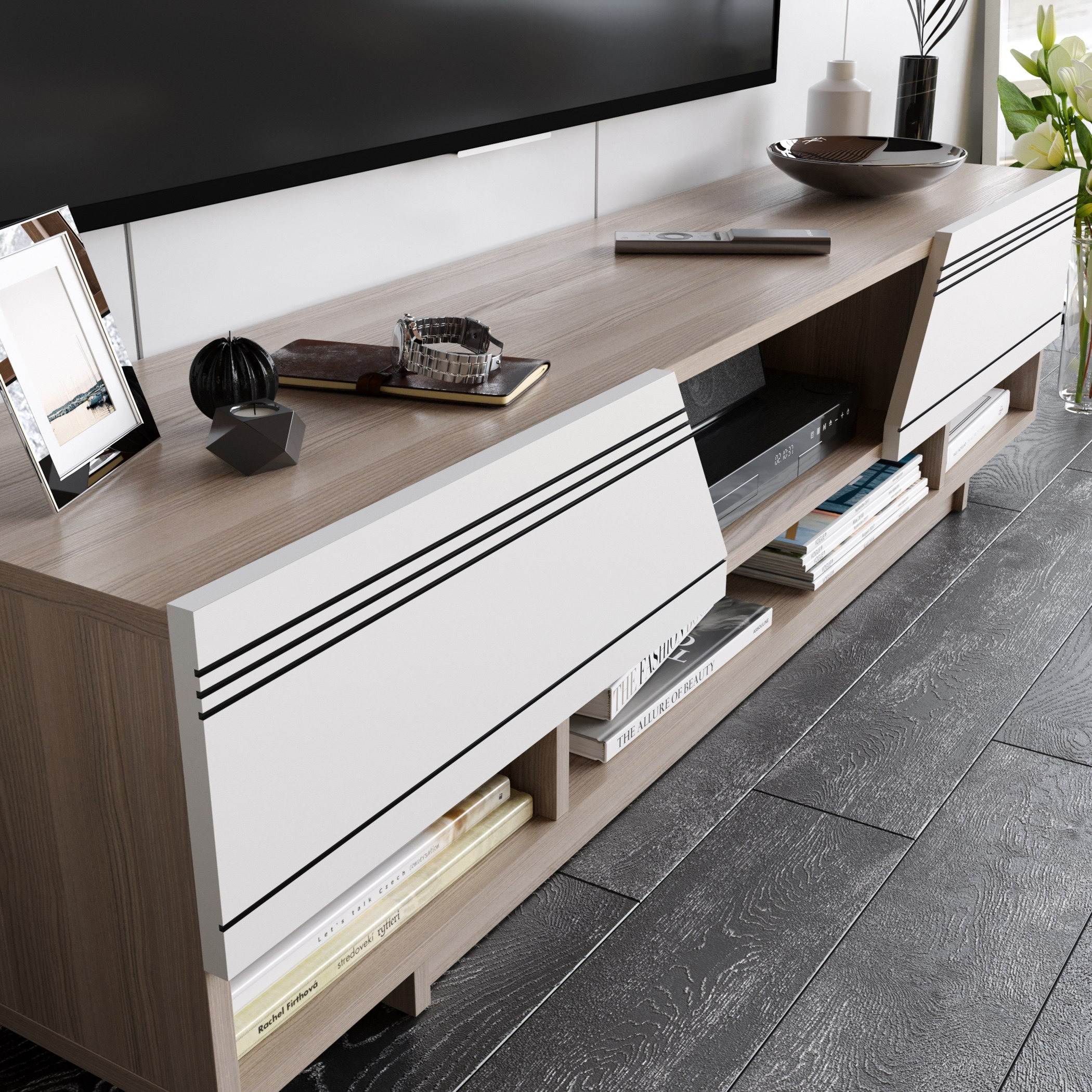 Modulix Apsara 1.6 Metre TV Unit for TVs up to 70 inches-hbxlivingroom-mediaunitsandstorage-tvunits-image-4