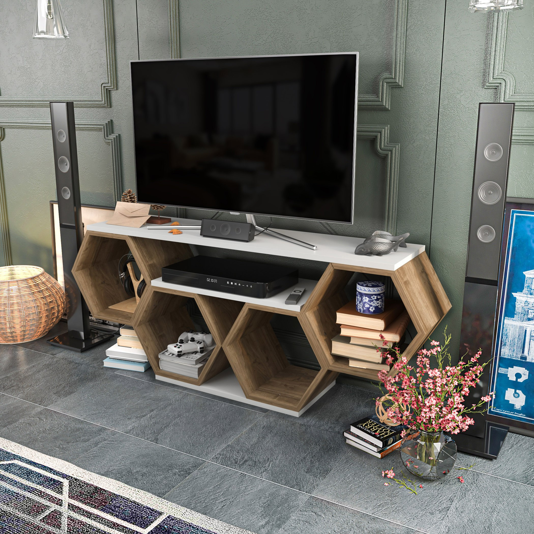 وحدة تلفزيون حتى 60 بوصة 1.4 متر من مودوليكس أستا-hbxlivingroom-mediaunitsandstorage-tvunits-image-2