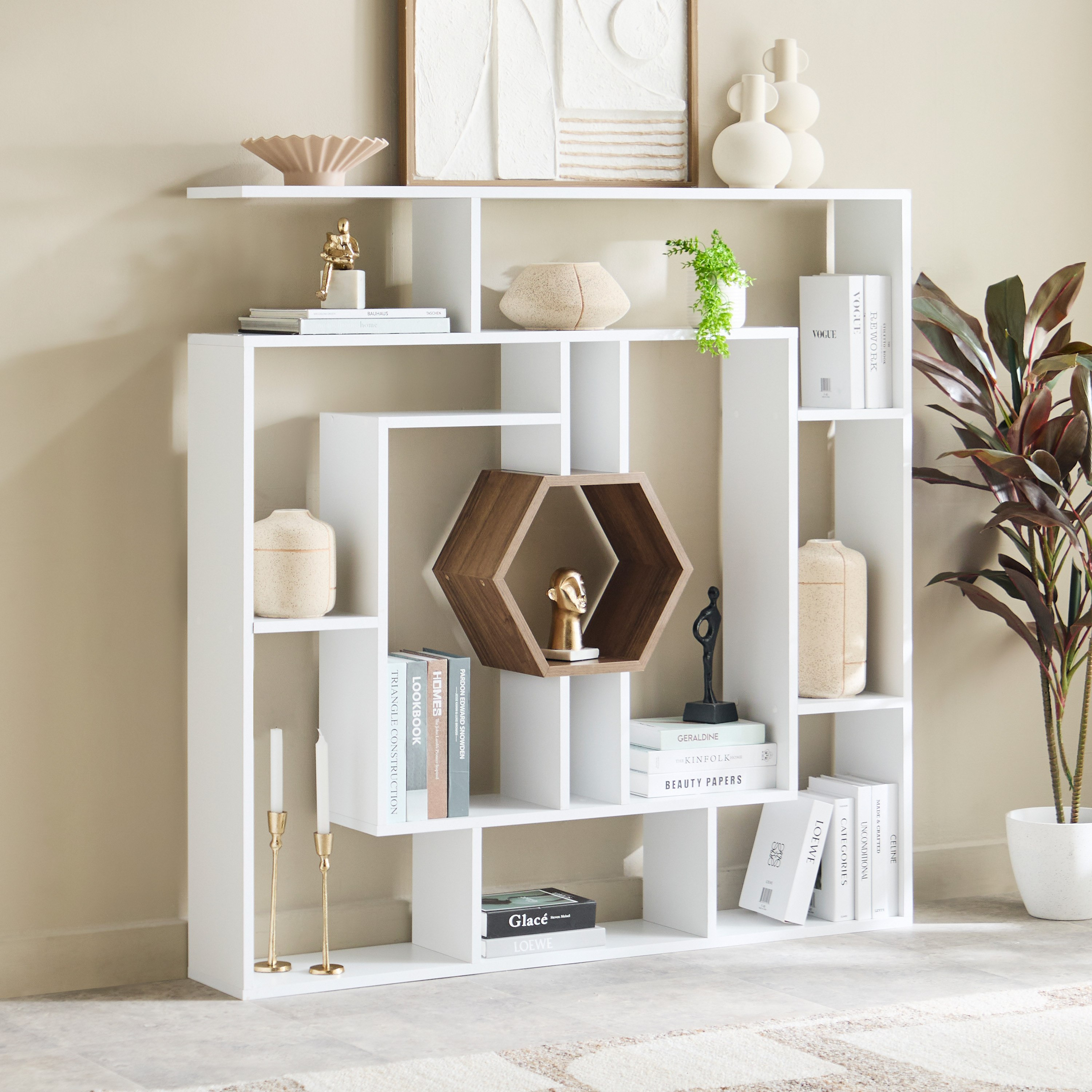 خزانة كتب مع مقسّم من مودوليكس ڤيرو-hbxfurniture-office-bookcases-image-1