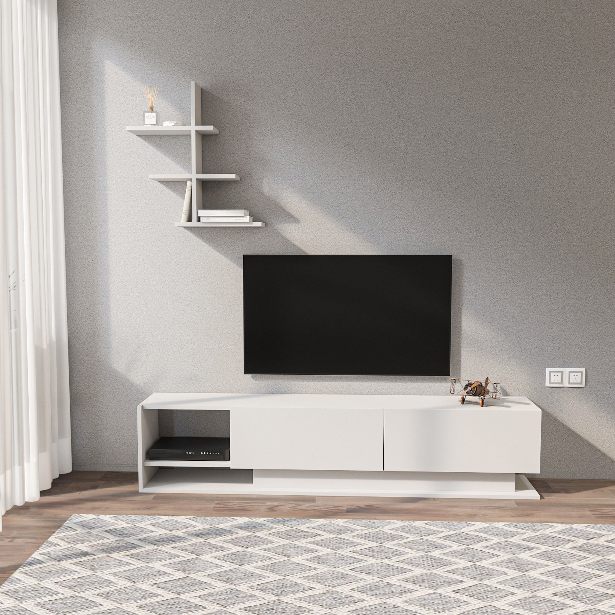 وحدة تلفزيون حتى 75 بوصة 1.8 متر من مودوليكس منى-hbxlivingroom-mediaunitsandstorage-tvunits-image-1