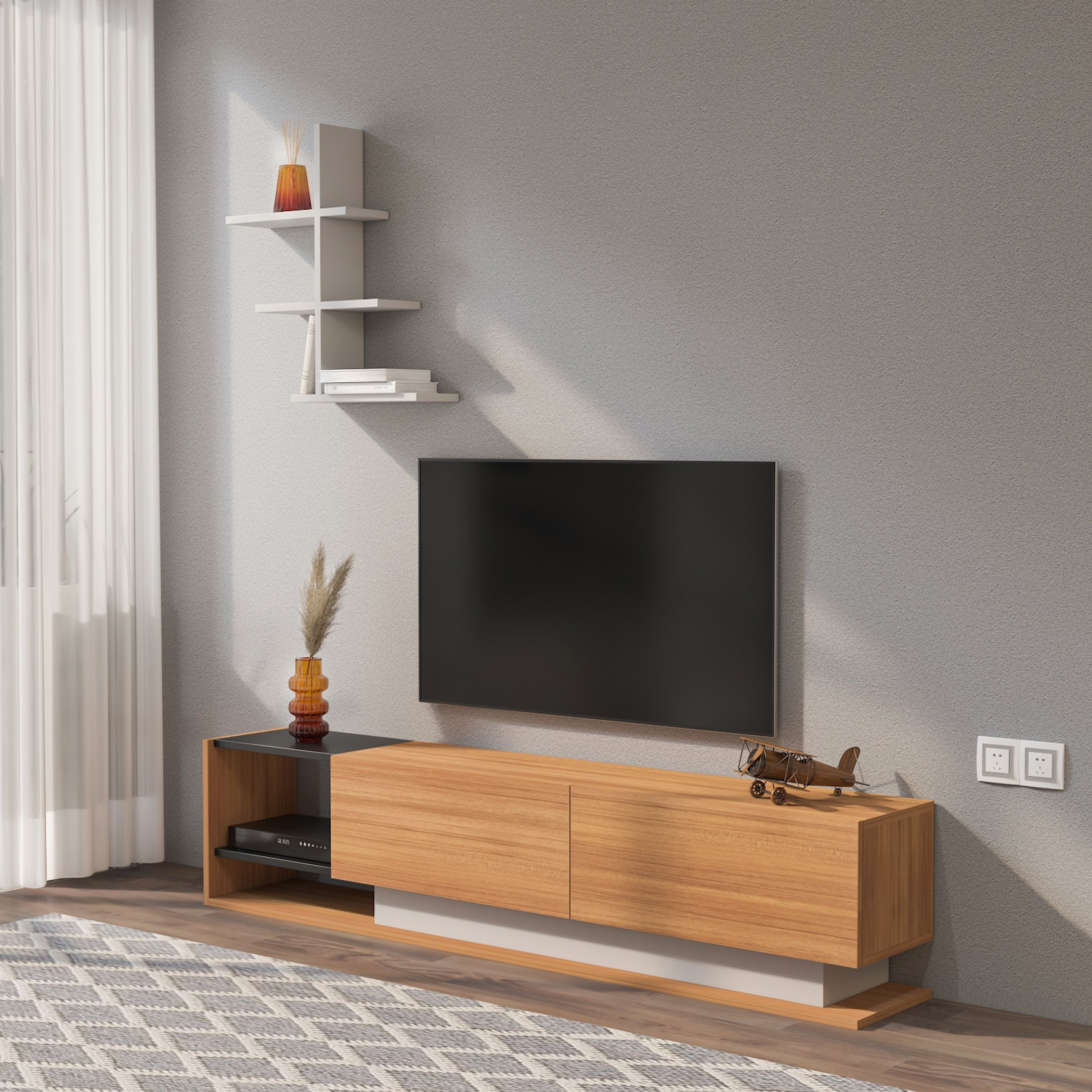 وحدة تلفزيون حتى 75 بوصة 1.8 متر من مودوليكس منى-hbxlivingroom-mediaunitsandstorage-tvunits-image-3