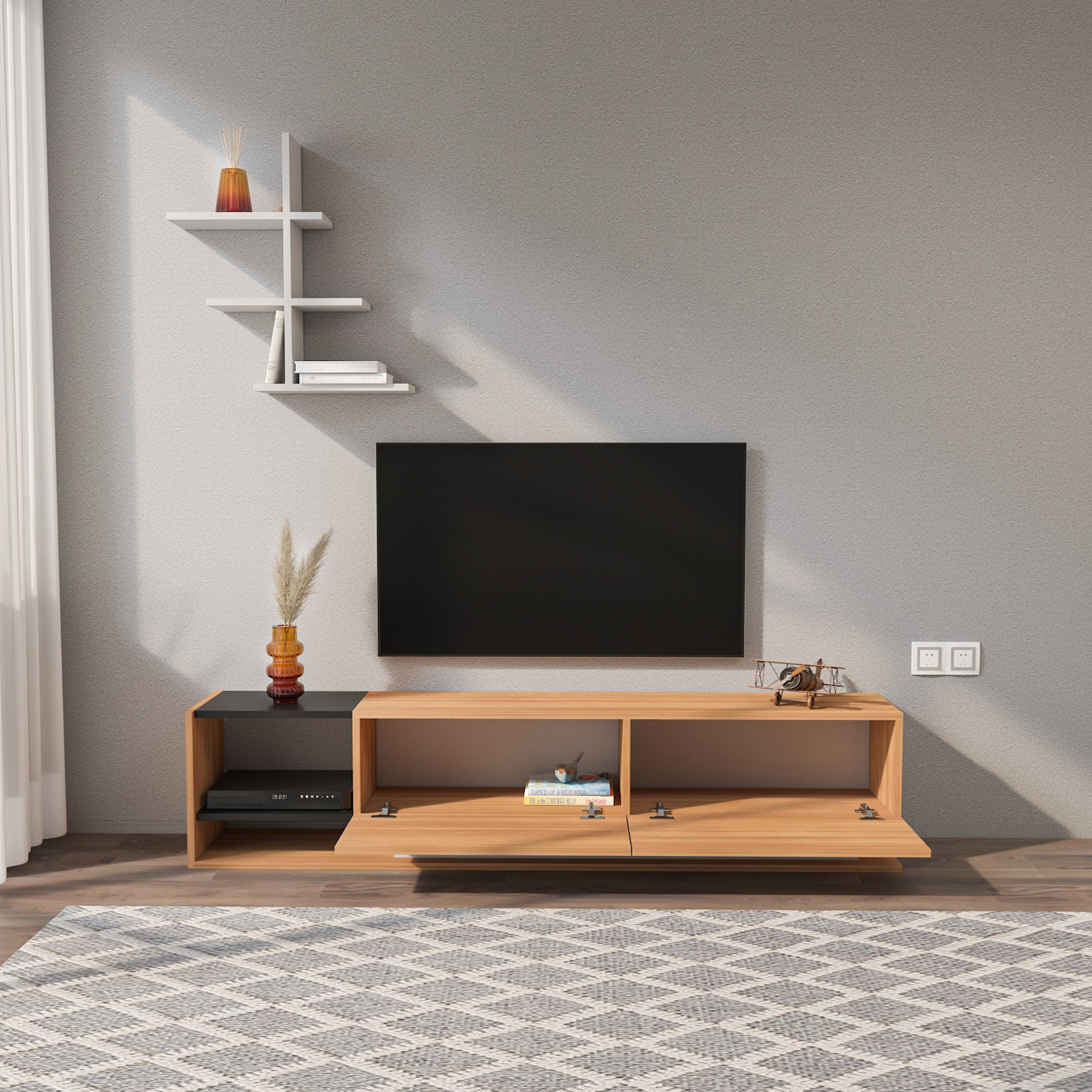 وحدة تلفزيون حتى 75 بوصة 1.8 متر من مودوليكس منى-hbxlivingroom-mediaunitsandstorage-tvunits-image-4