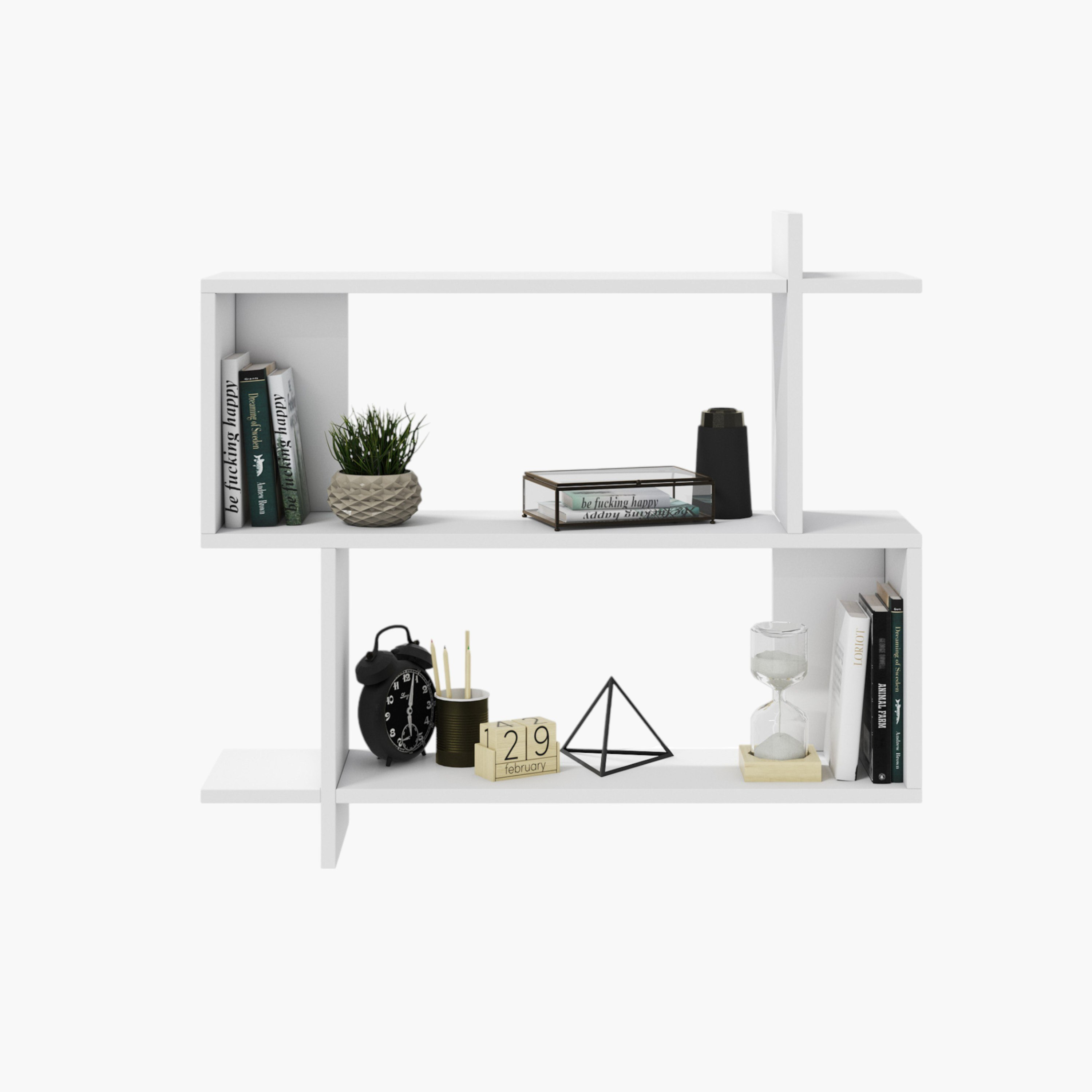 Modulix Vero 2-Tier Wall Shelf-hbxfurniture-mediaunitsandstorage-wallshelves-image-3