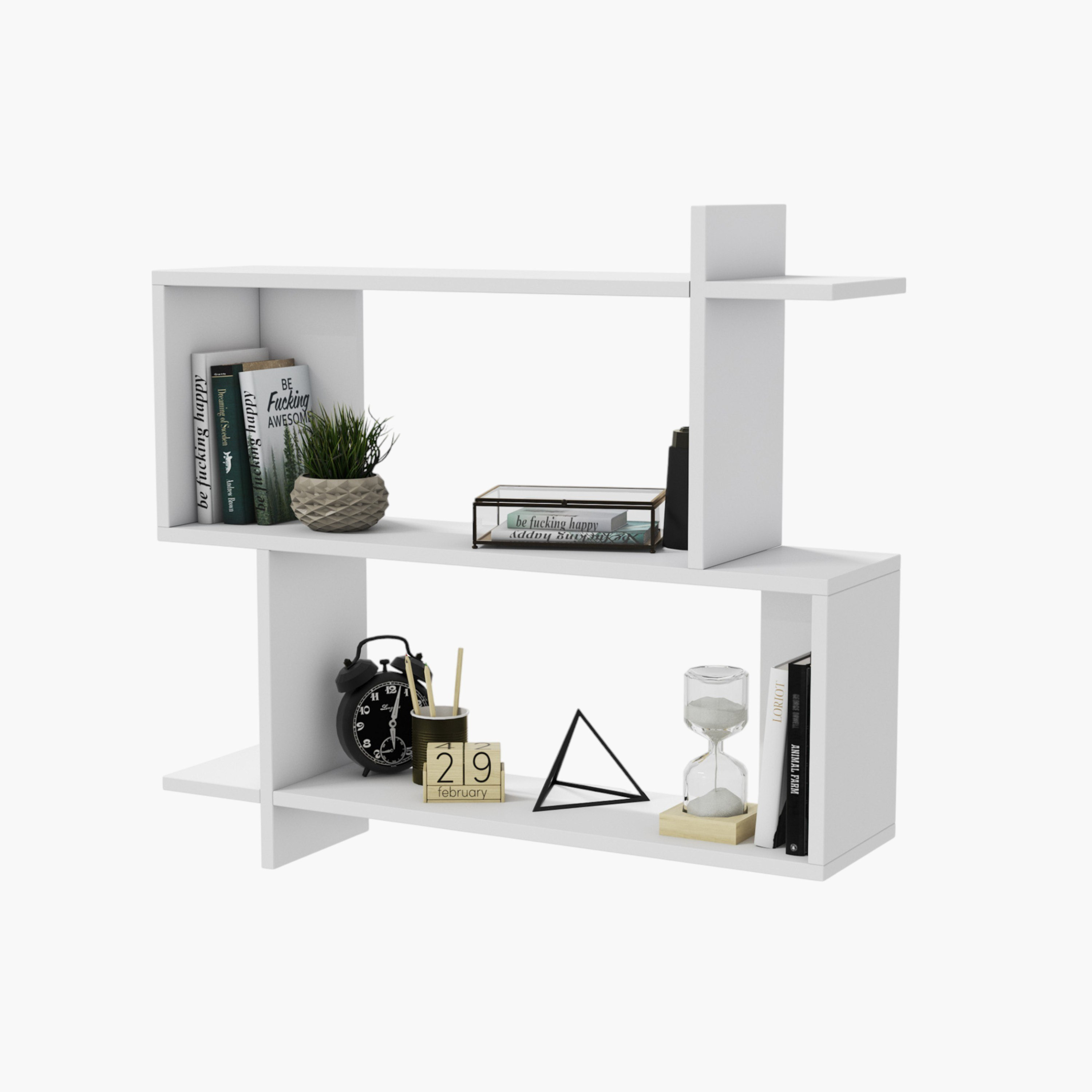 Modulix Vero 2-Tier Wall Shelf-hbxfurniture-mediaunitsandstorage-wallshelves-image-4