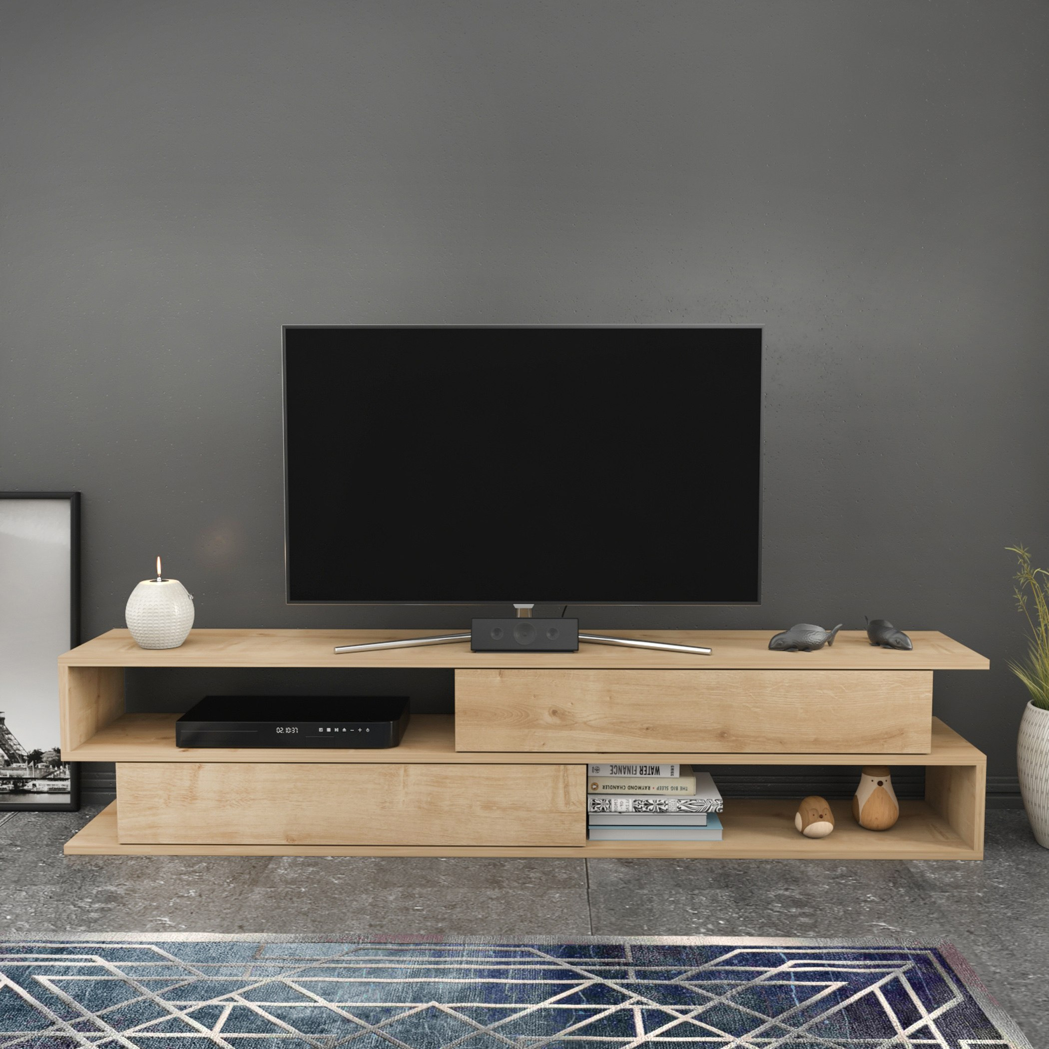 وحدة تلفزيون حتى 70 بوصة 1.6 متر من مودوليكس فادي-hbxlivingroom-mediaunitsandstorage-tvunits-image-1