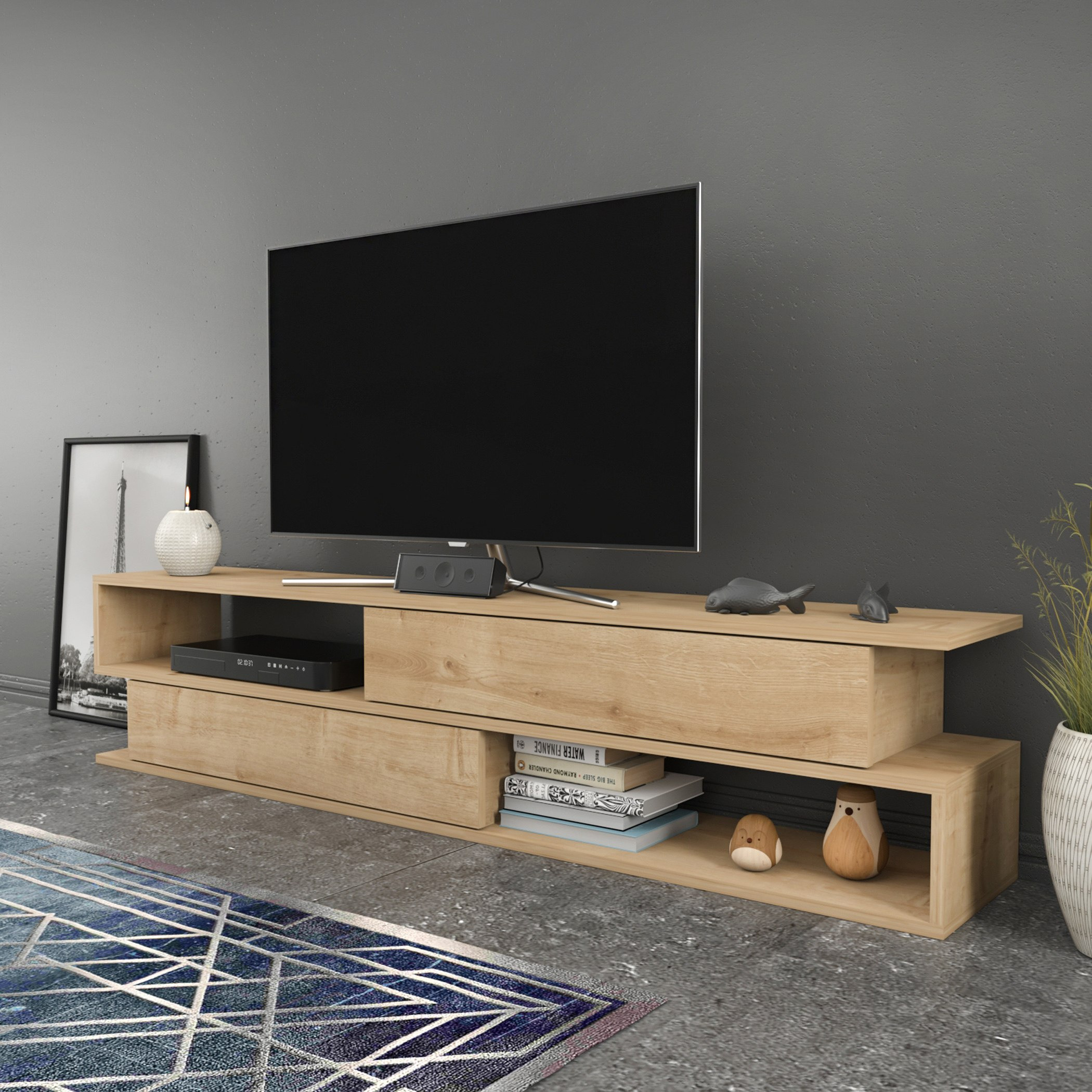 وحدة تلفزيون حتى 70 بوصة 1.6 متر من مودوليكس فادي-hbxlivingroom-mediaunitsandstorage-tvunits-image-3