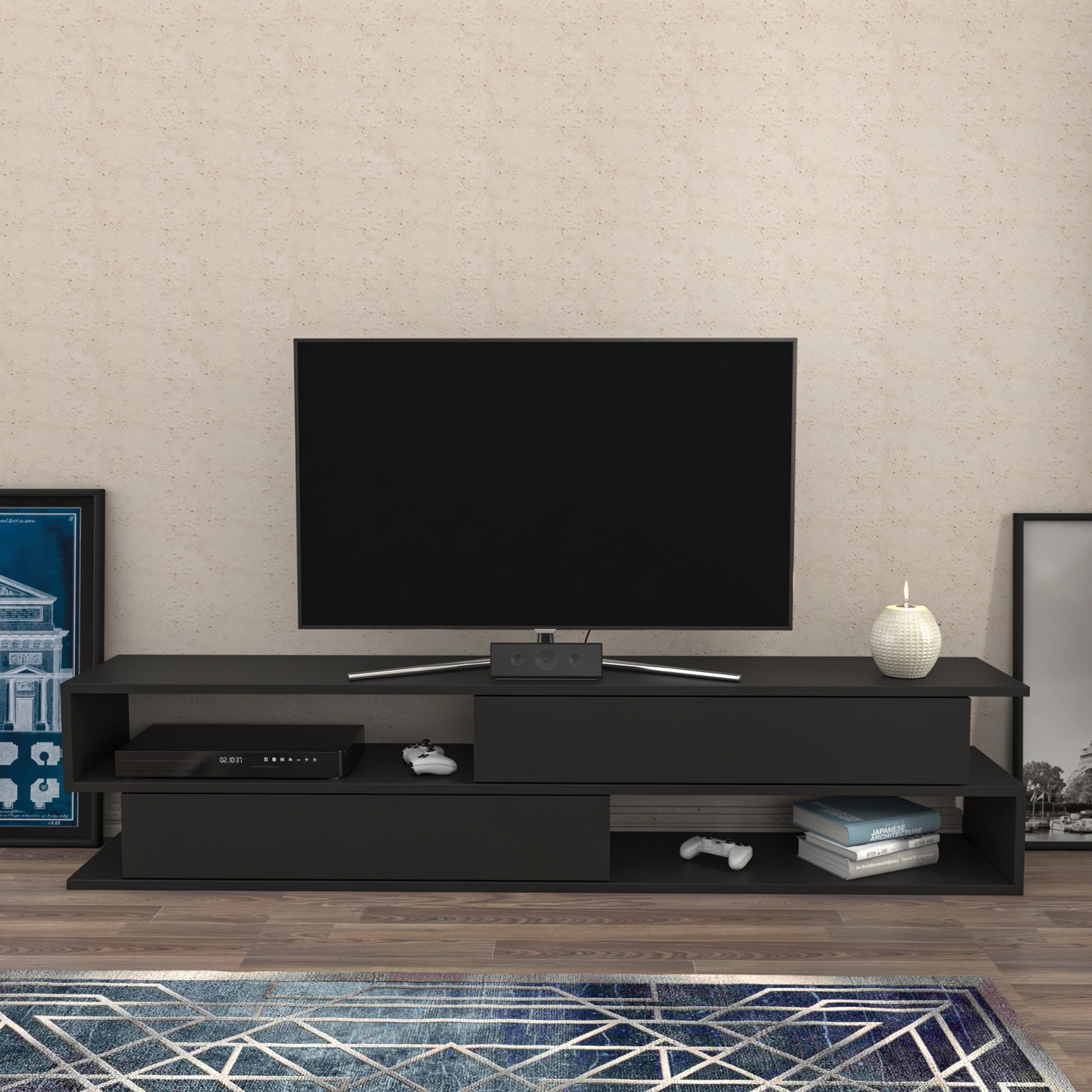 وحدة تلفزيون حتى 70 بوصة 1.6 متر من فادي-hbxlivingroom-mediaunitsandstorage-tvunits-image-1