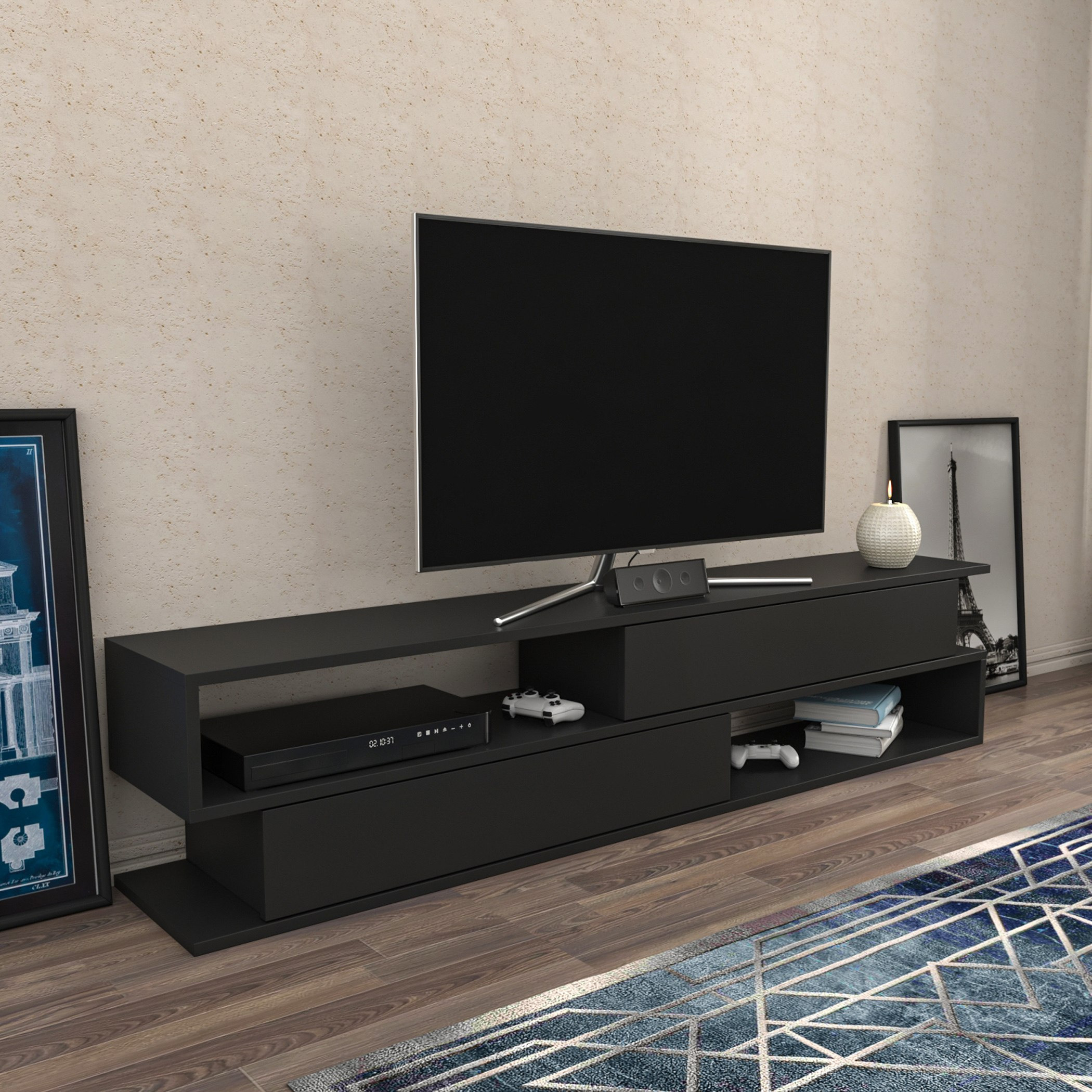 وحدة تلفزيون حتى 70 بوصة 1.6 متر من فادي-hbxlivingroom-mediaunitsandstorage-tvunits-image-2