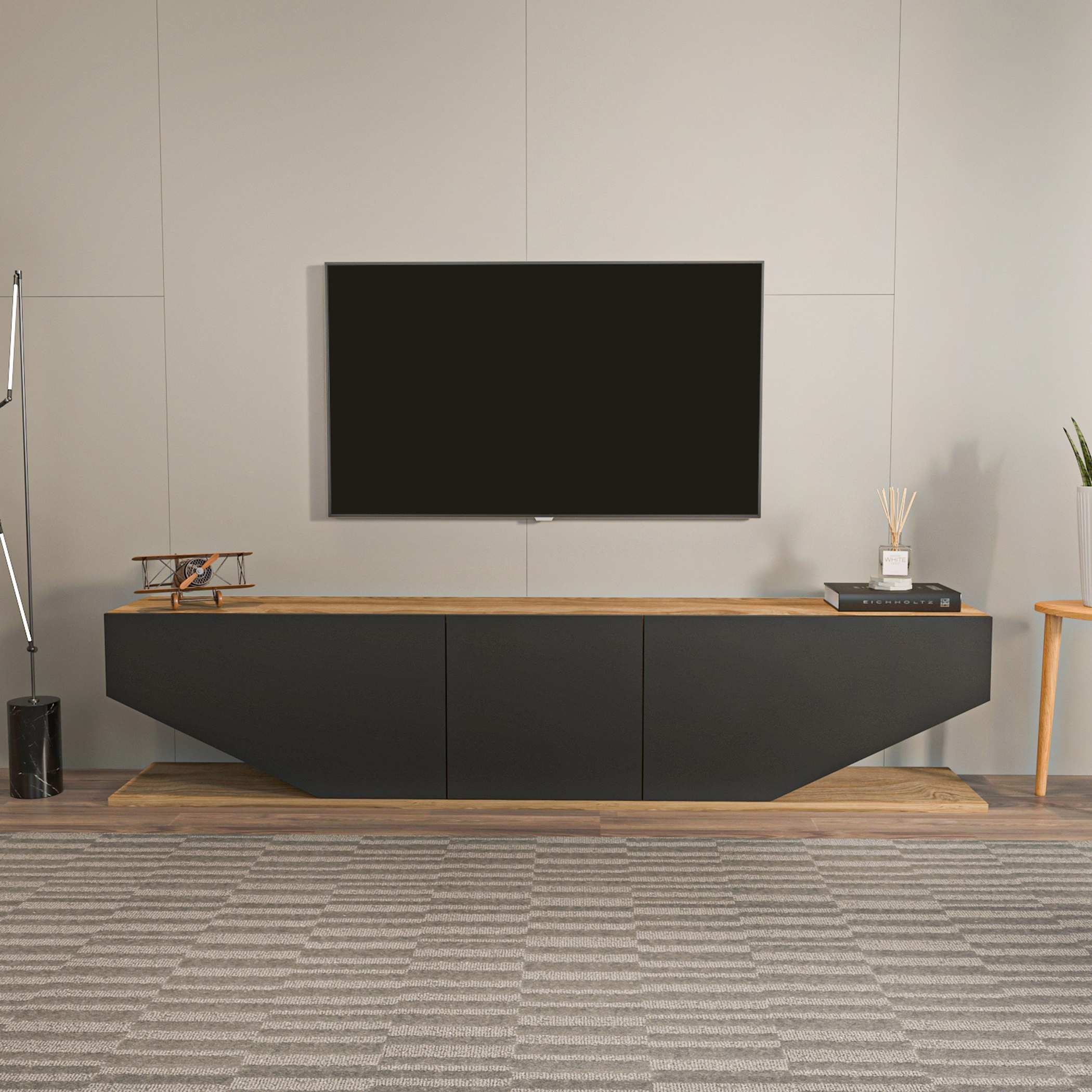 Modulix Opus 1.8 Metre TV Unit for TVs up to 75 inches-hbxlivingroom-mediaunitsandstorage-tvunits-image-1