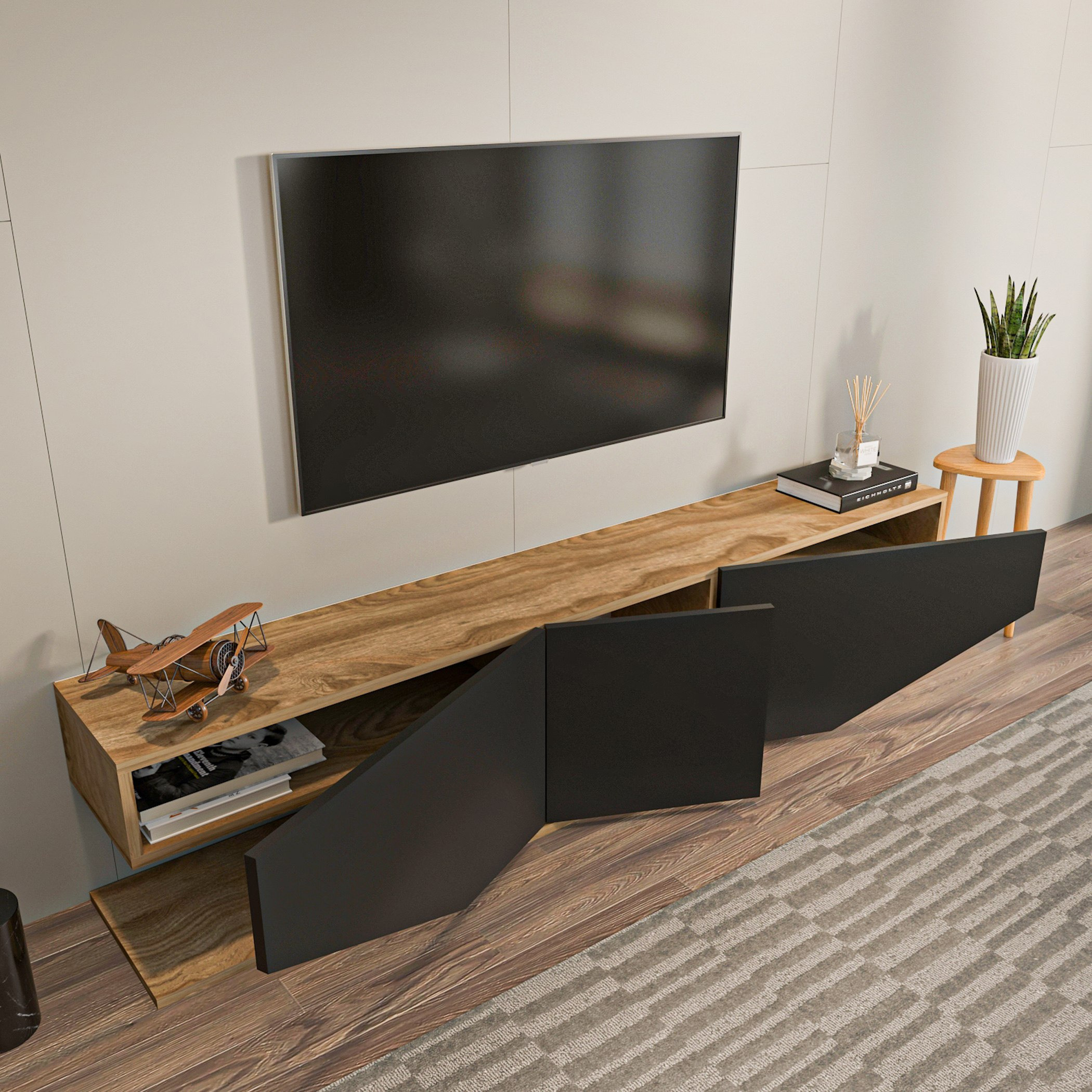 Modulix Opus 1.8 Metre TV Unit for TVs up to 75 inches-hbxlivingroom-mediaunitsandstorage-tvunits-image-4