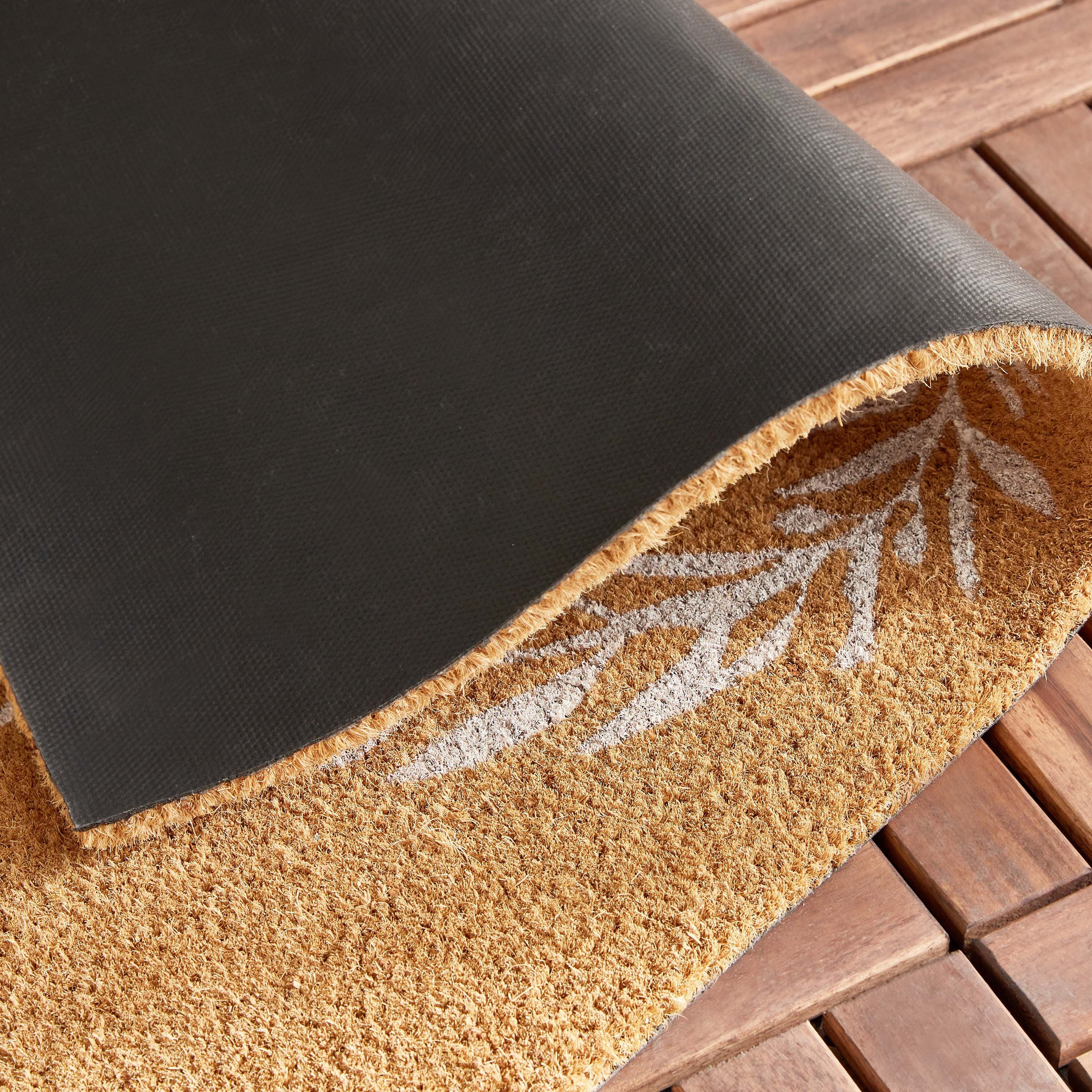 سجادة باب من ألياف جوز الهند بظهر بي في سي وطبعات من هوم سويت - 60x90 سم-hbxhomeware-hbxdecorandfurnishings-image-4