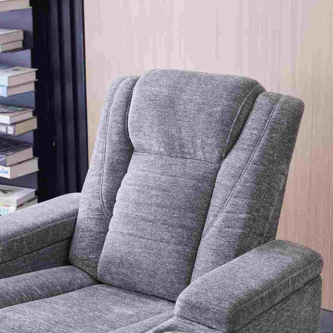 Jamaica NXT 2-Cup Holder Power Fabric Armchair Recliner Sofa with Arm Storage and LED Lights-hbxfurniture-sofasandarmchairs-reclinersofas-image-14