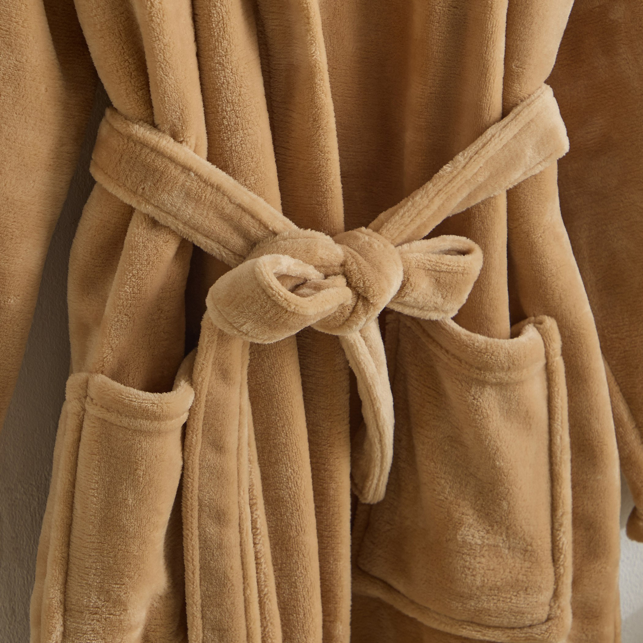 Atlanta Microfibre Flannel Bathrobe - Medium-hbxbathroom-bathroomtextiles-image-4