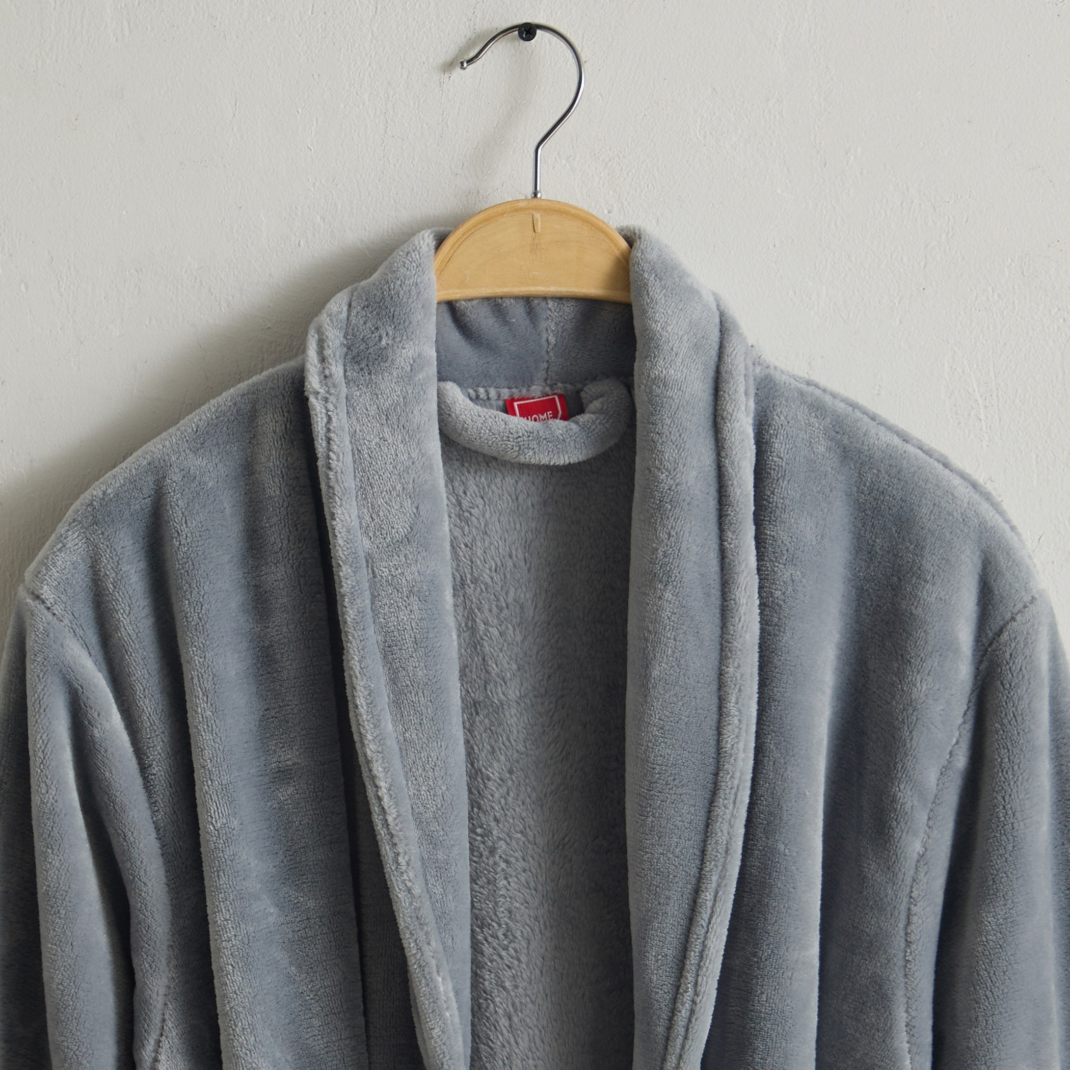 Atlanta Microfibre Flannel Bathrobe - Medium-hbxbathroom-bathroomtextiles-image-4
