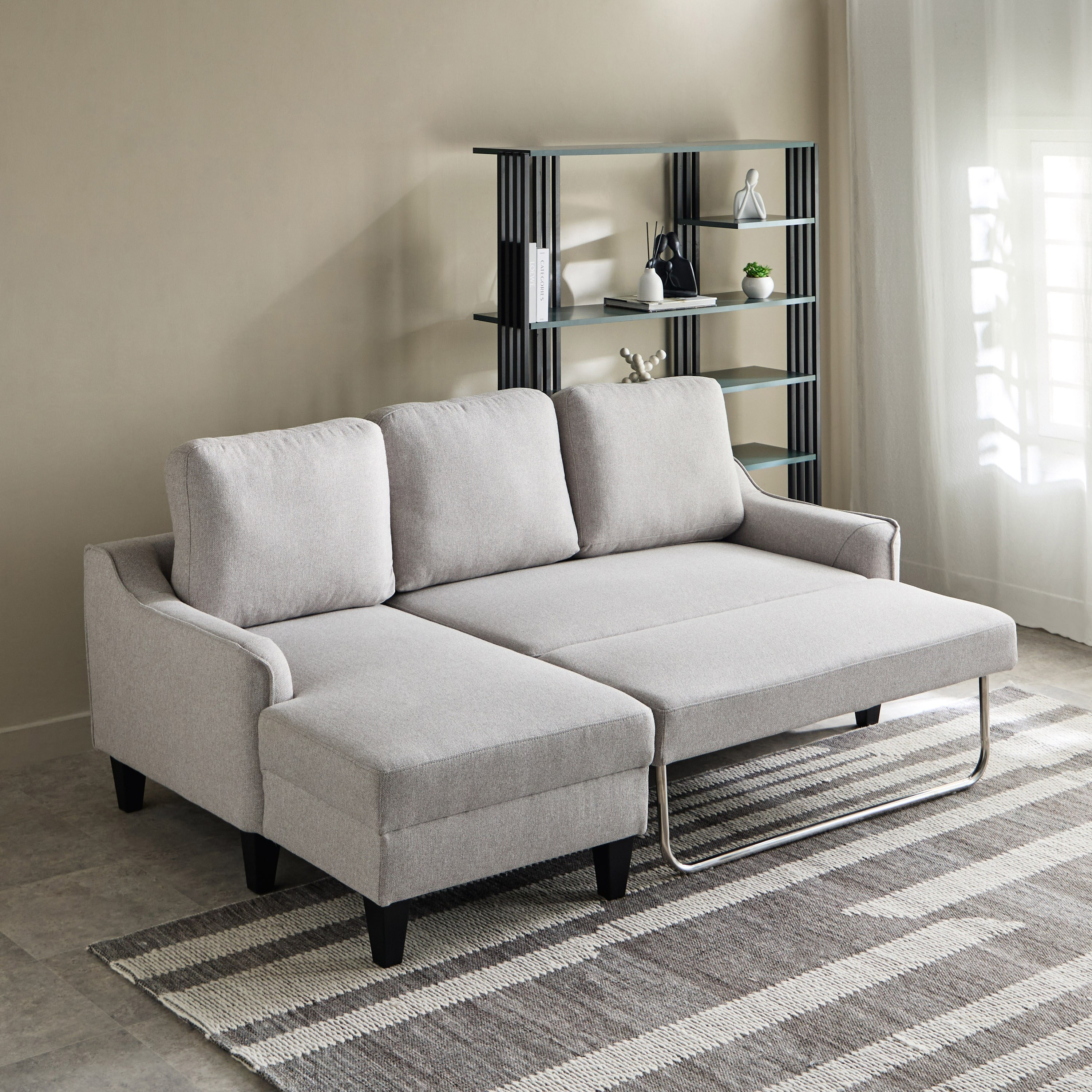 Sydney NXT Left Corner Sofa Bed with Side Pocket and USB-hbxfurniture-sofasandarmchairs-sofabeds-image-2