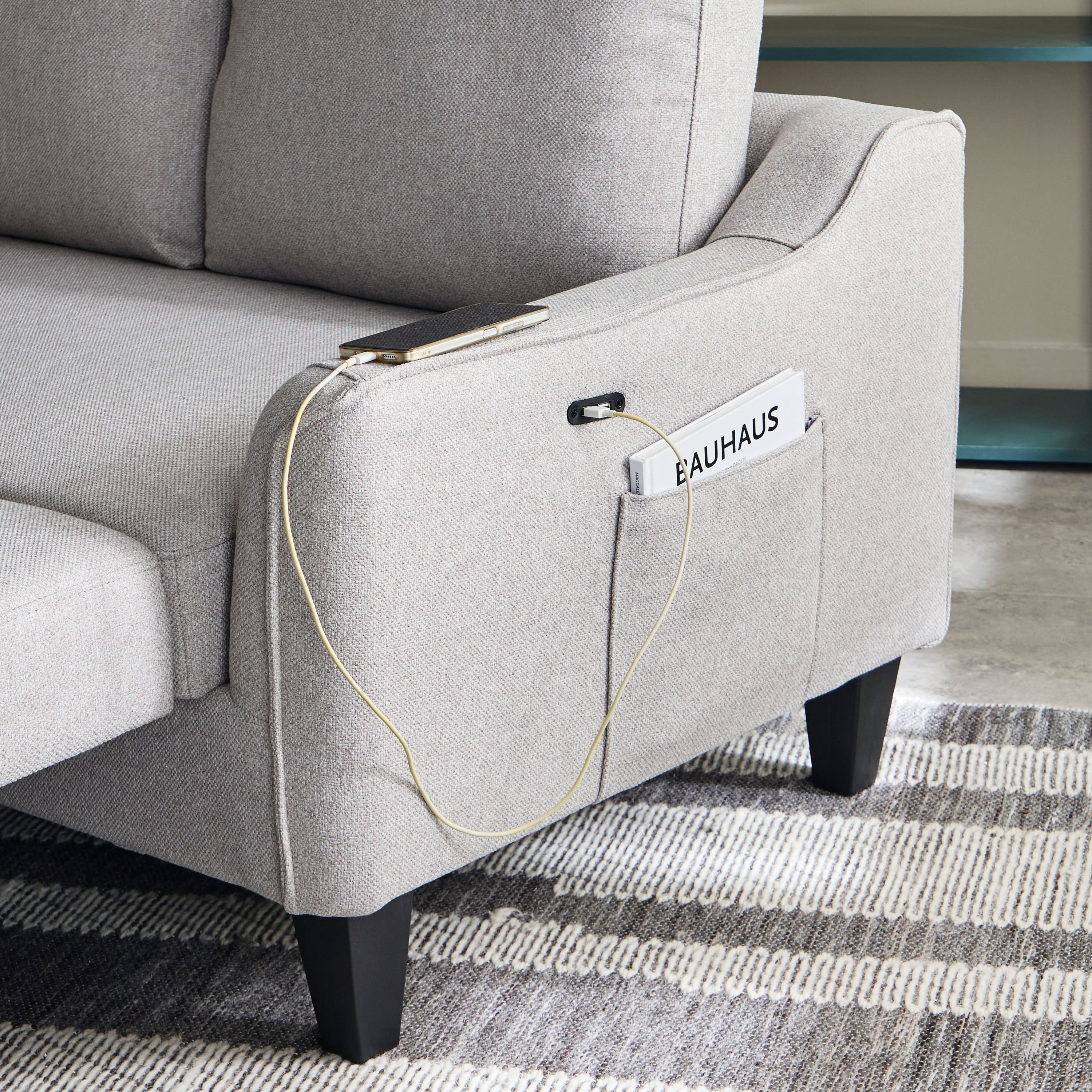 Sydney NXT Left Corner Sofa Bed with Side Pocket and USB-hbxfurniture-sofasandarmchairs-sofabeds-image-8