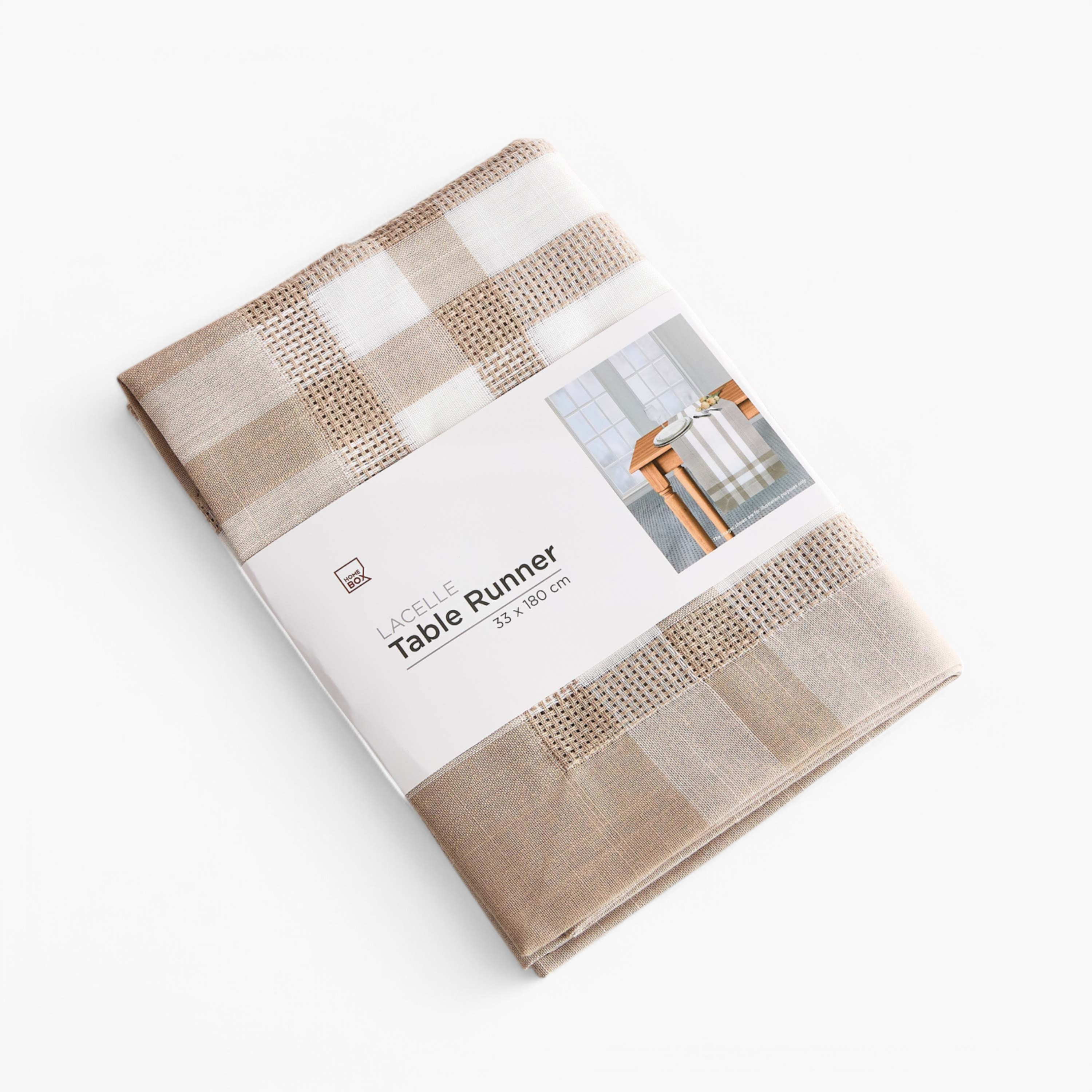 مفرش طاولة بمظهر كتان من لاسيل - 180x33 سم-hbxdecorandfurnishings-homefurnishings-tablelinens-image-6