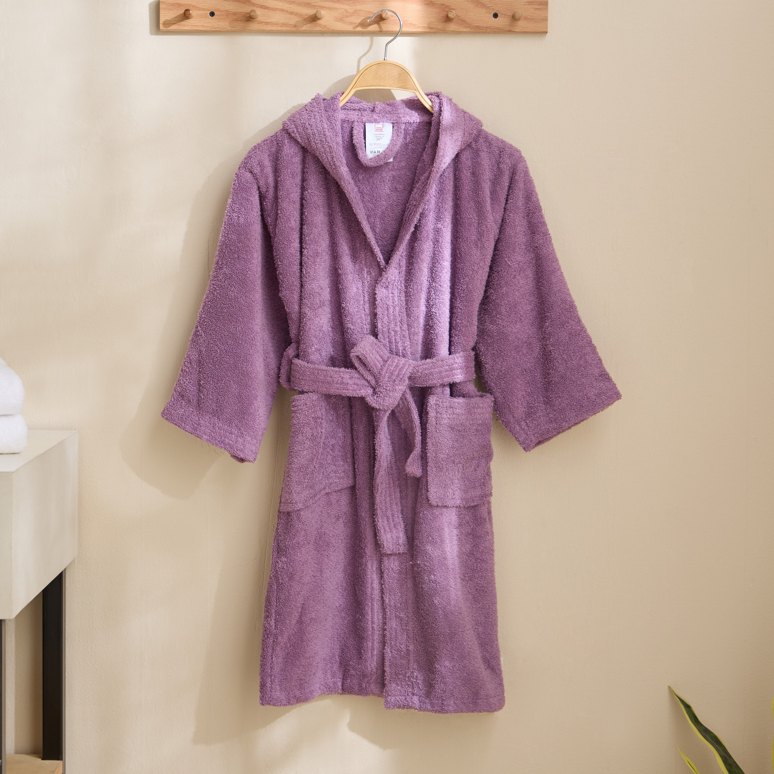 روب حمام بقبعة للأطفال من إيسنشال - كبير جدًا-hbxhomeware-hbxkidsandyouth-image-1
