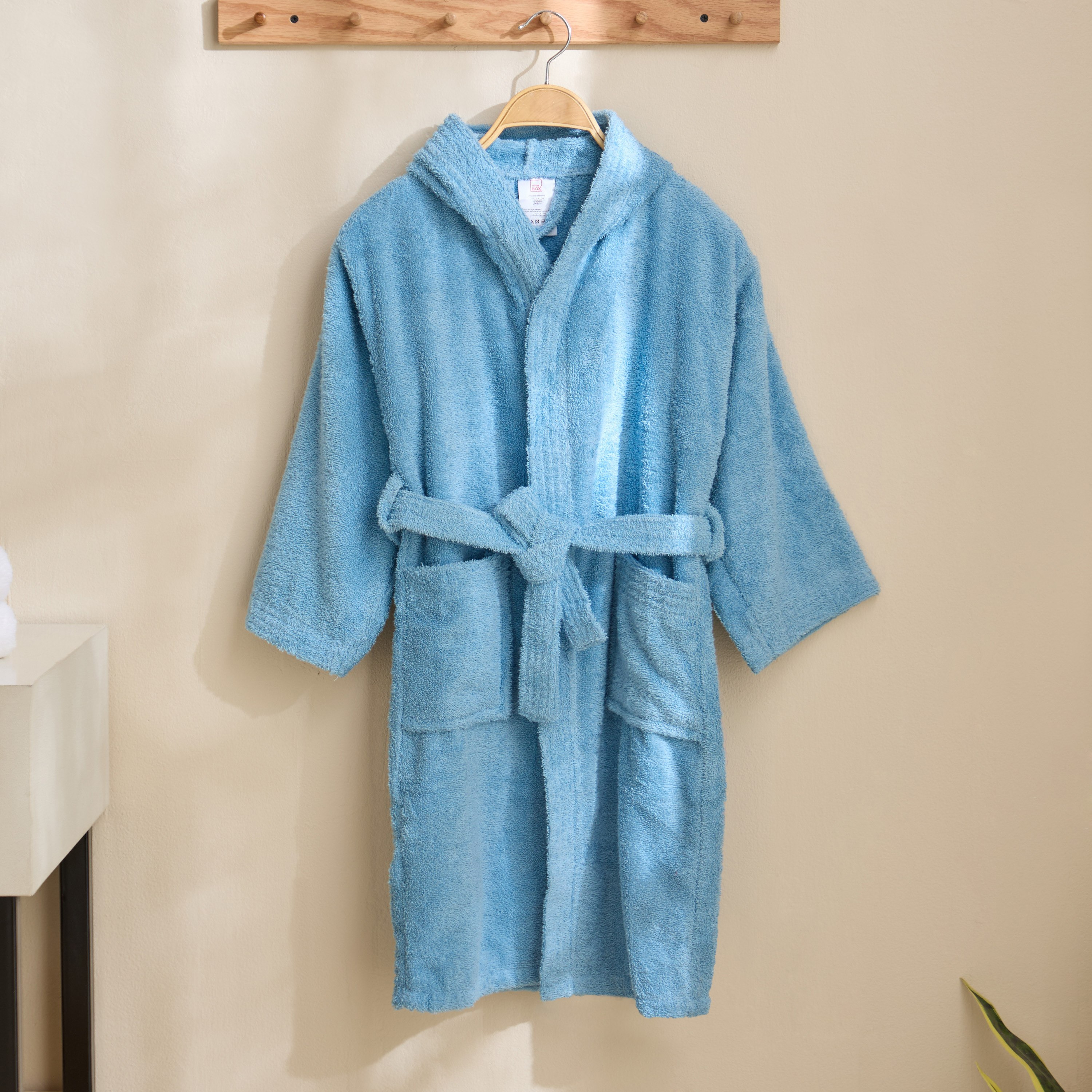 روب حمام بقبعة للأطفال من إيسنشال - متوسط-hbxhomeware-hbxkidsandyouth-image-1