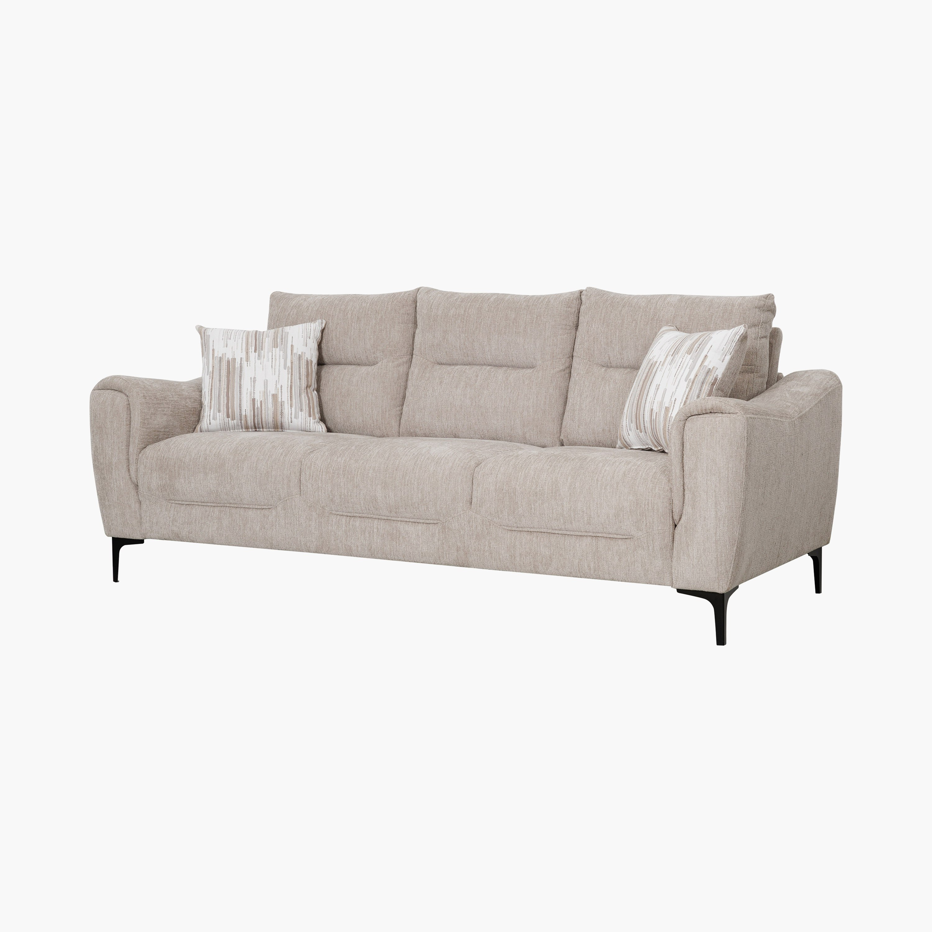 Antigo 3-Seater Fabric Sofa with 2 Cushions-hbxlivingroom-sofasandarmchairs-sofas-image-3