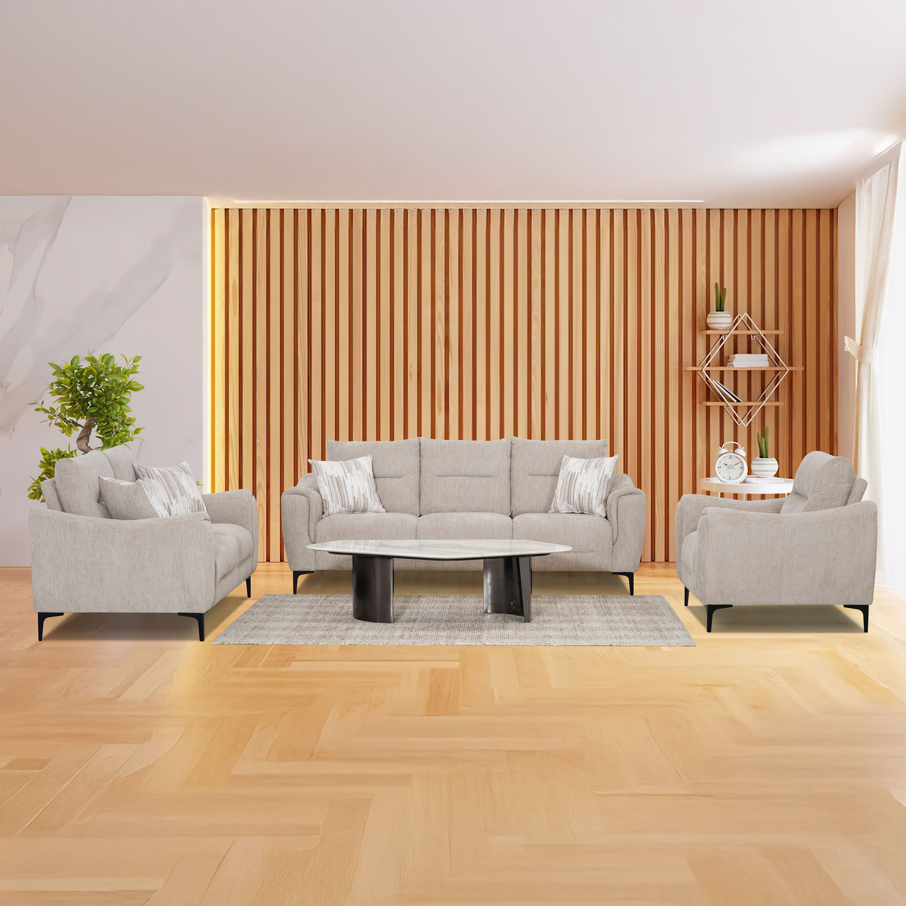 Antigo 3-Seater Fabric Sofa with 2 Cushions-hbxlivingroom-sofasandarmchairs-sofas-image-7