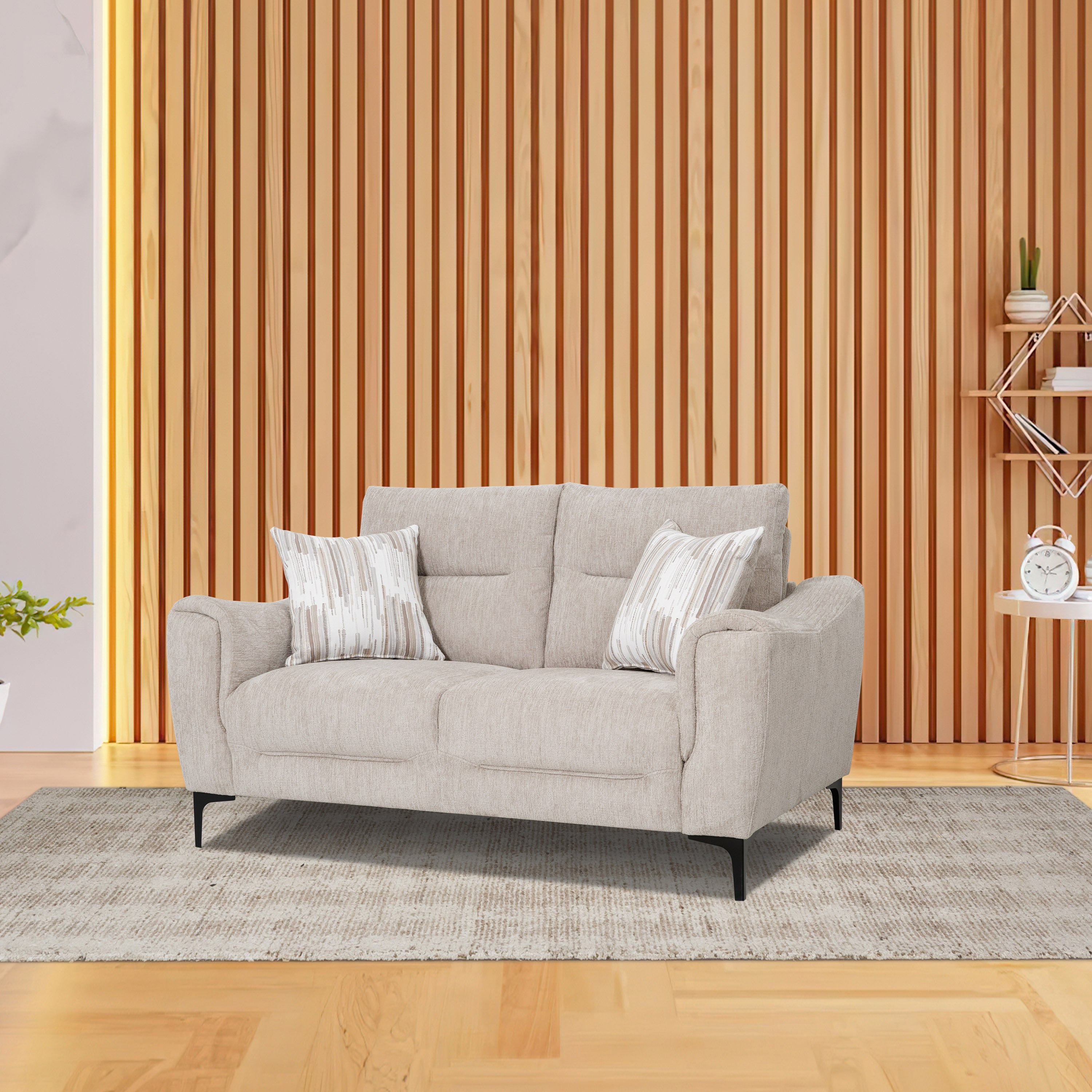 Antigo 2-Seater Fabric Sofa with 2 Cushions-hbxlivingroom-sofasandarmchairs-sofas-image-2