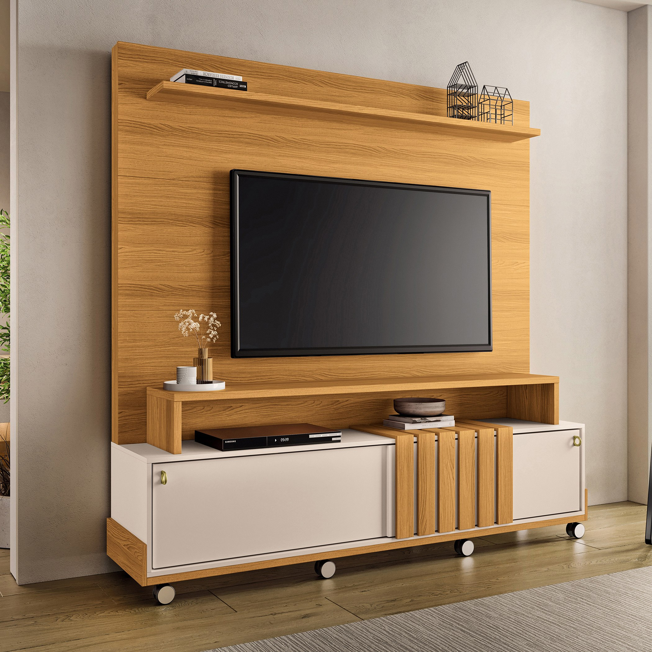 Harve Wall Unit for TVs up to 65 inches-hbxlivingroom-mediaunitsandstorage-wallunits-image-1