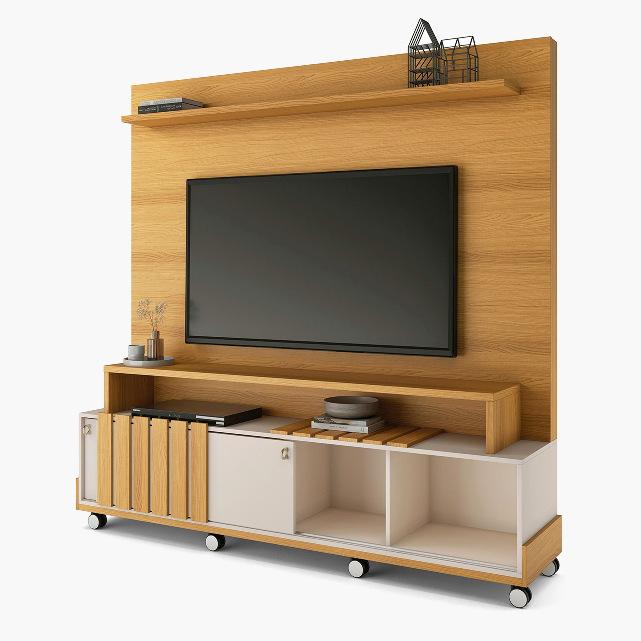 Harve Wall Unit for TVs up to 65 inches-hbxlivingroom-mediaunitsandstorage-wallunits-image-3