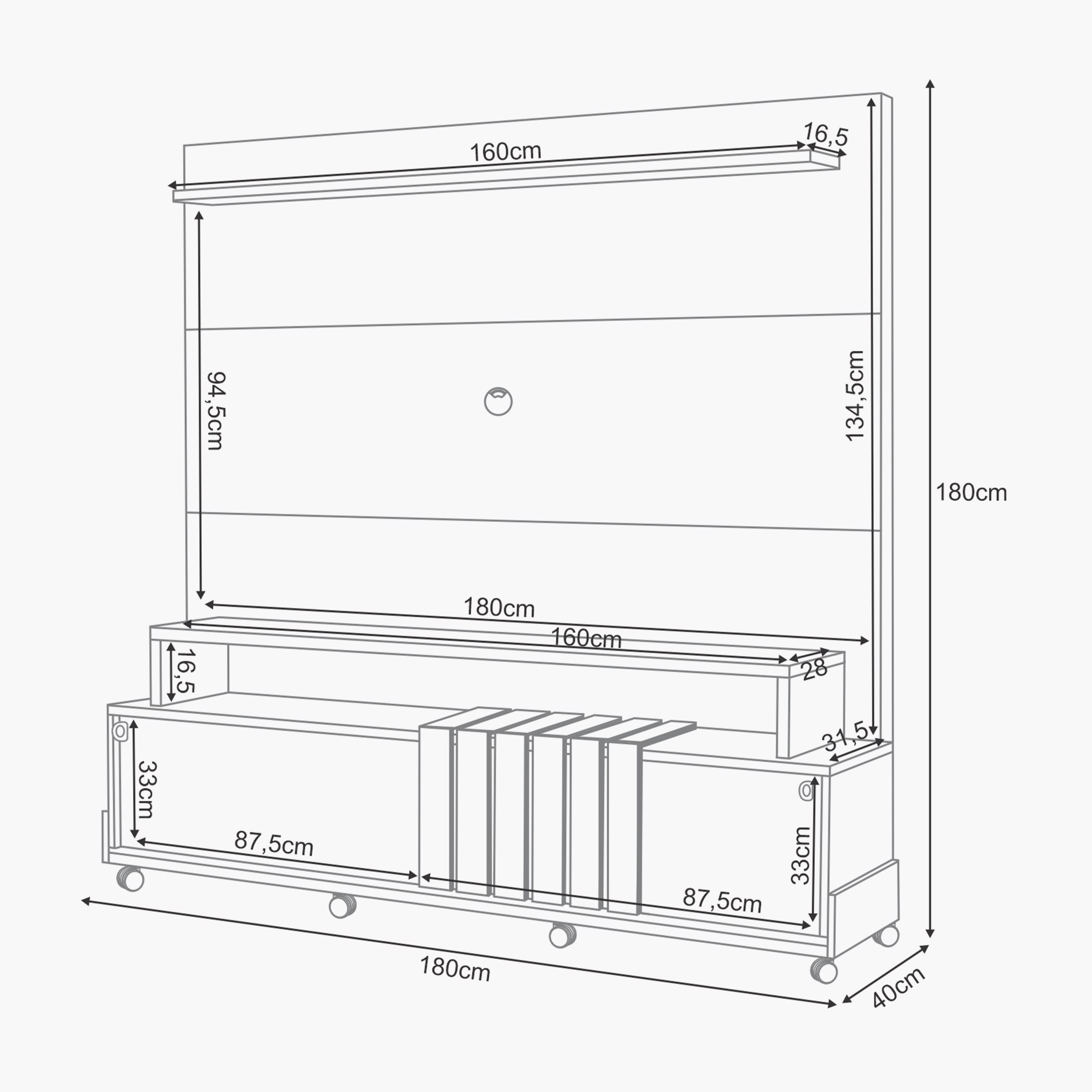 وحدة حائط للتلفزيونات حتى 65 بوصة من هارفي-hbxlivingroom-mediaunitsandstorage-wallunits-image-10