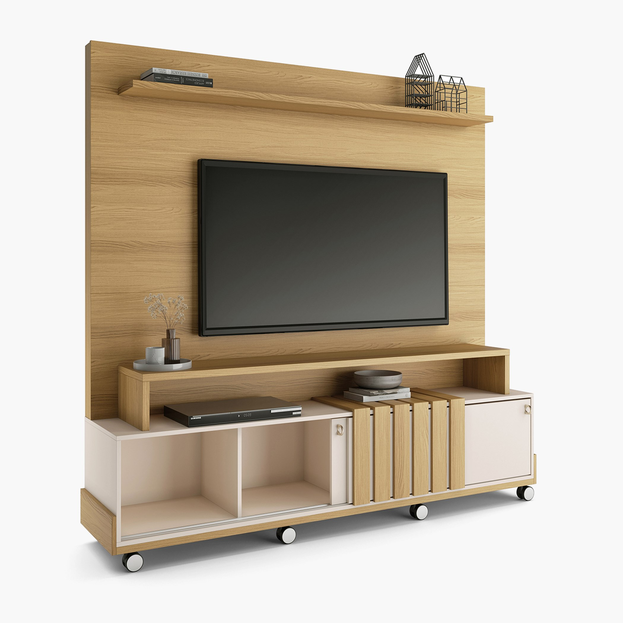 وحدة حائط للتلفزيونات حتى 65 بوصة من هارفي-hbxlivingroom-mediaunitsandstorage-wallunits-image-2