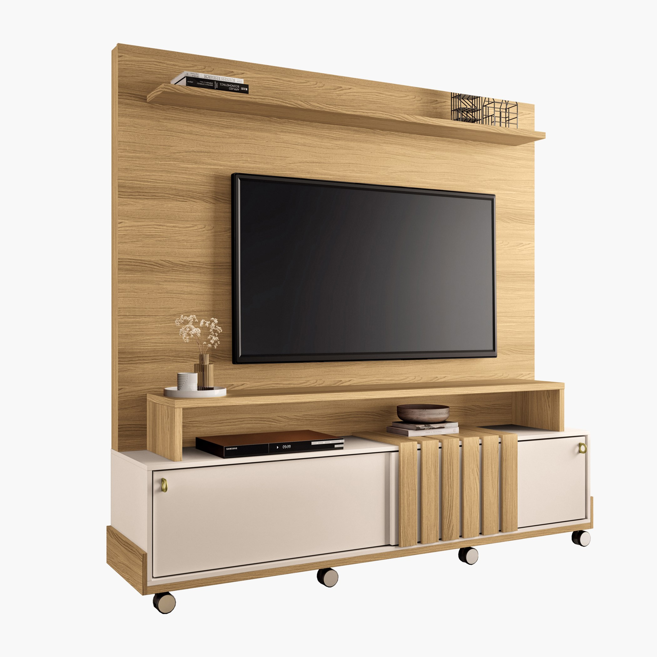 وحدة حائط للتلفزيونات حتى 65 بوصة من هارفي-hbxlivingroom-mediaunitsandstorage-wallunits-image-5