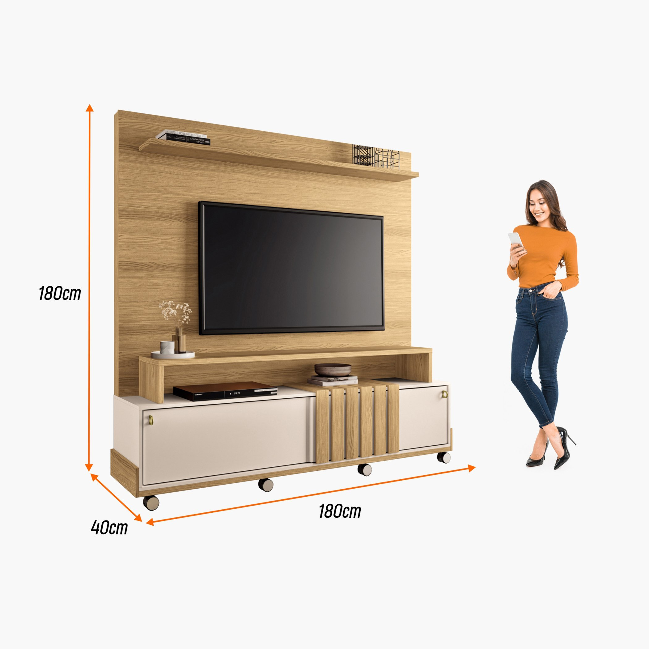 وحدة حائط للتلفزيونات حتى 65 بوصة من هارفي-hbxlivingroom-mediaunitsandstorage-wallunits-image-9