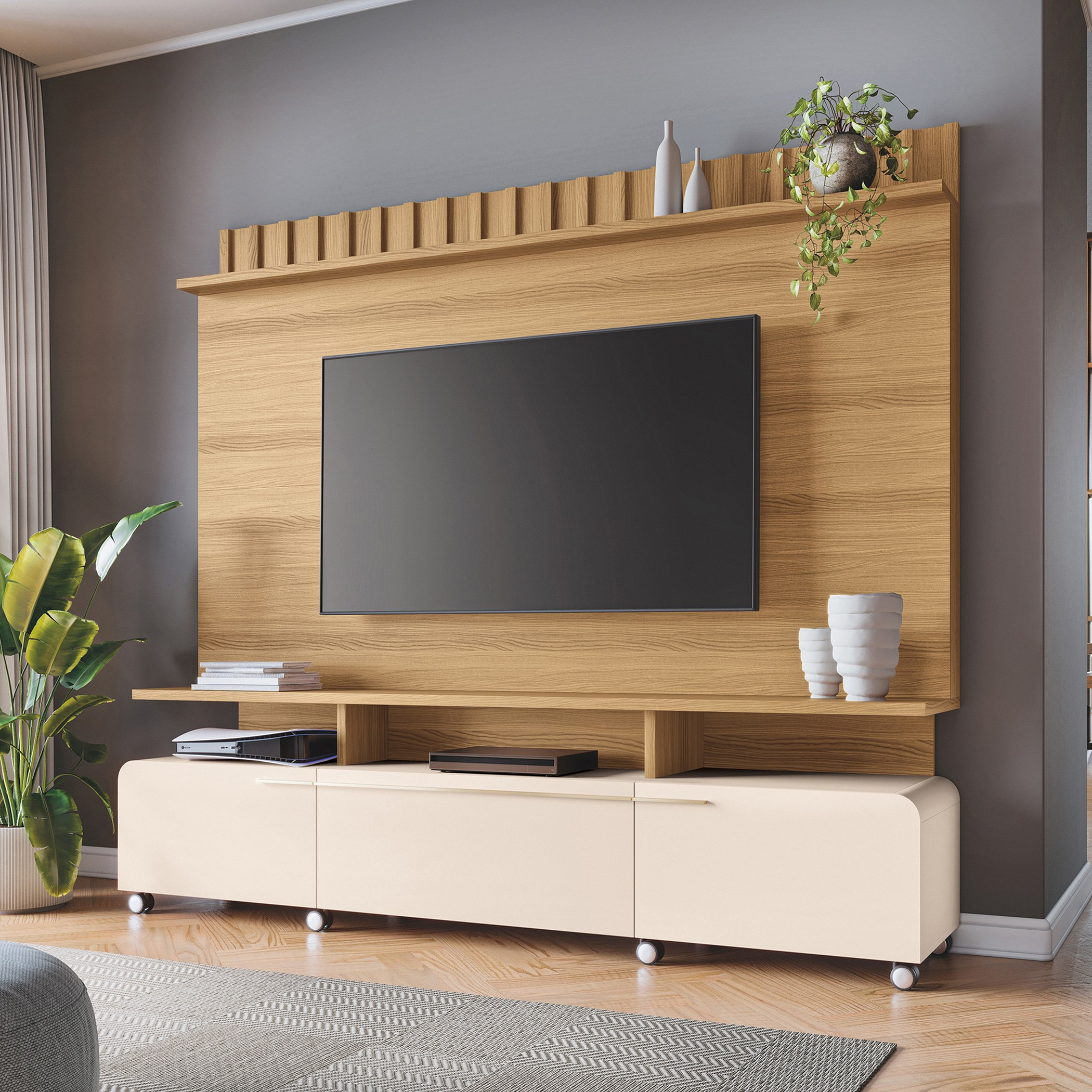 Nantes Wall Unit for TVs up to 70 inches-hbxlivingroom-mediaunitsandstorage-wallunits-image-1