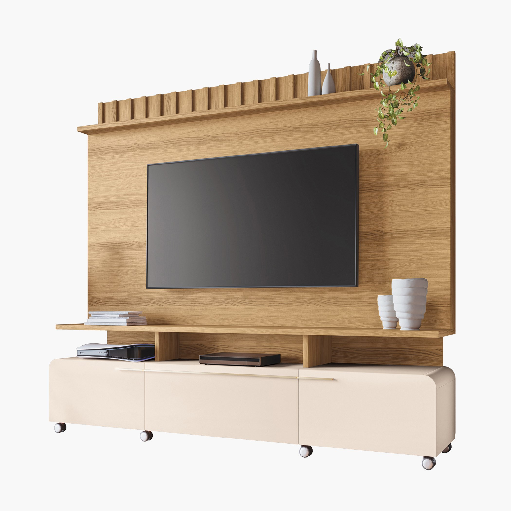 Nantes Wall Unit for TVs up to 70 inches-hbxlivingroom-mediaunitsandstorage-wallunits-image-2