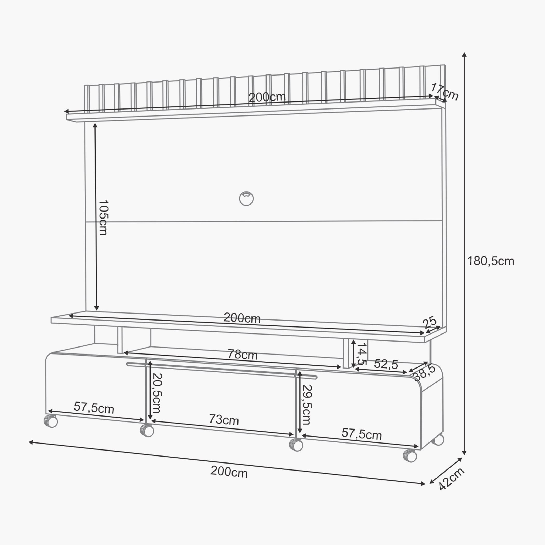 Nantes Wall Unit for TVs up to 70 inches-hbxlivingroom-mediaunitsandstorage-wallunits-image-6