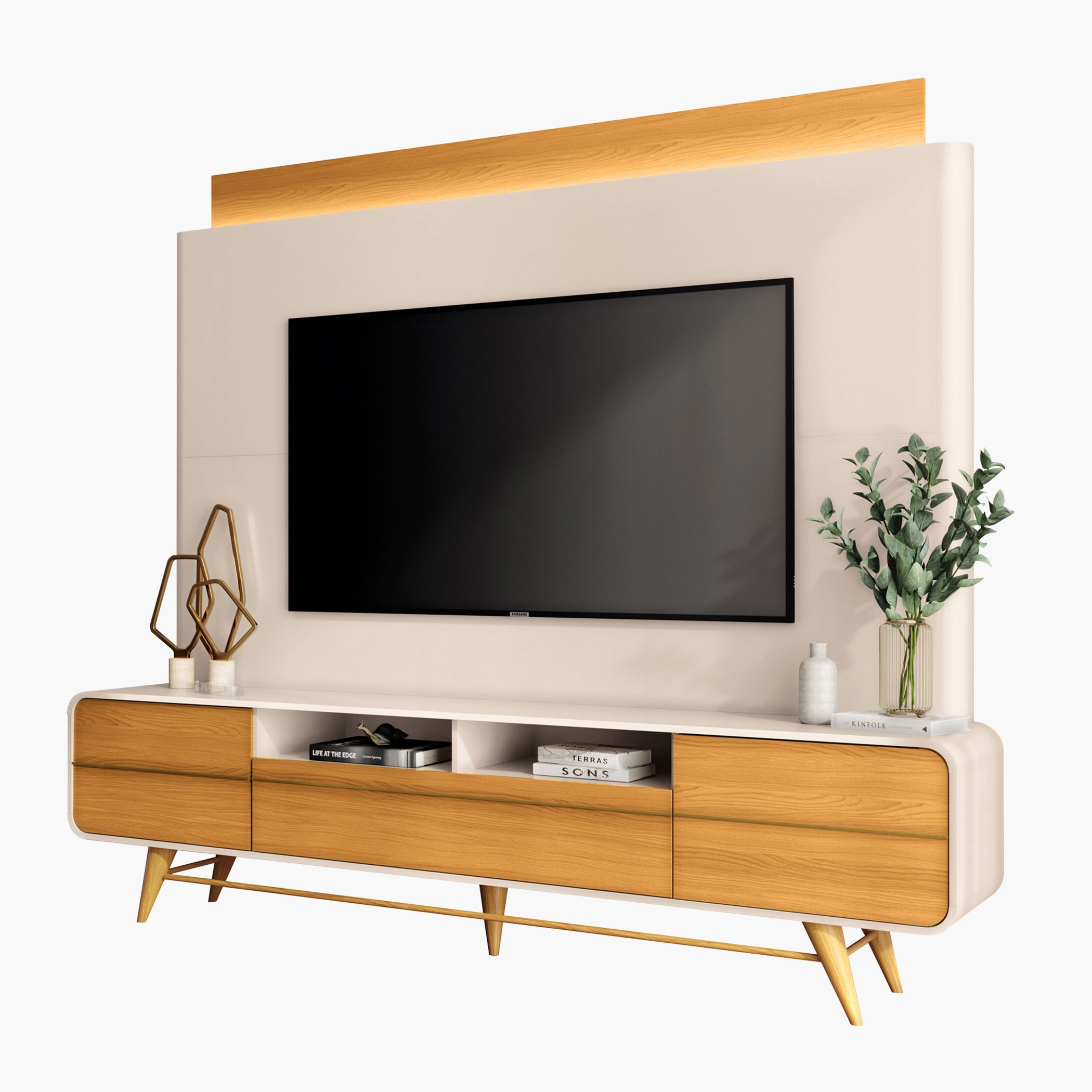 Diana Wall Unit for TVs up to 85 Inches-hbxlivingroom-mediaunitsandstorage-wallunits-image-2