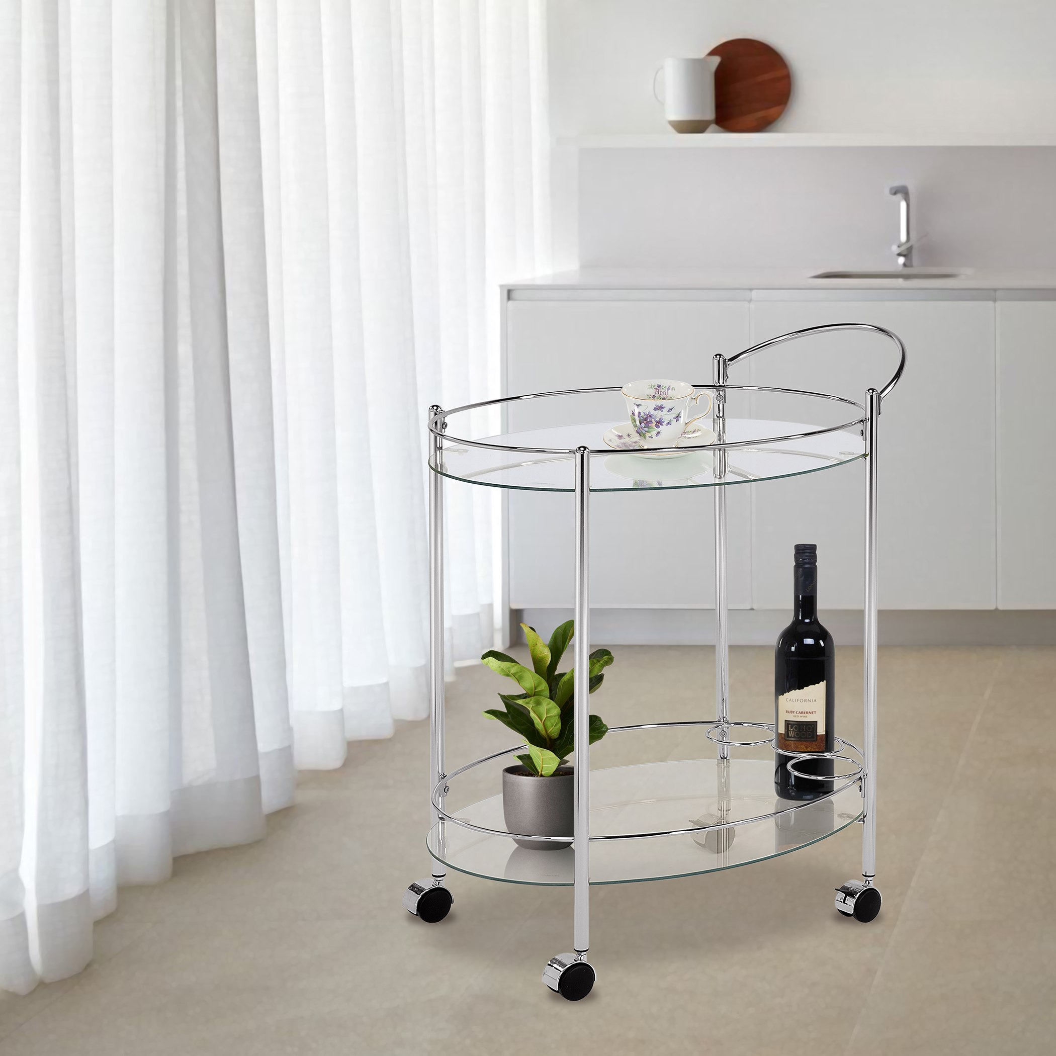 Bren 2-Tier Serving Trolley-hbxlivingroom-tablesandstands-servingtrolleys-image-1