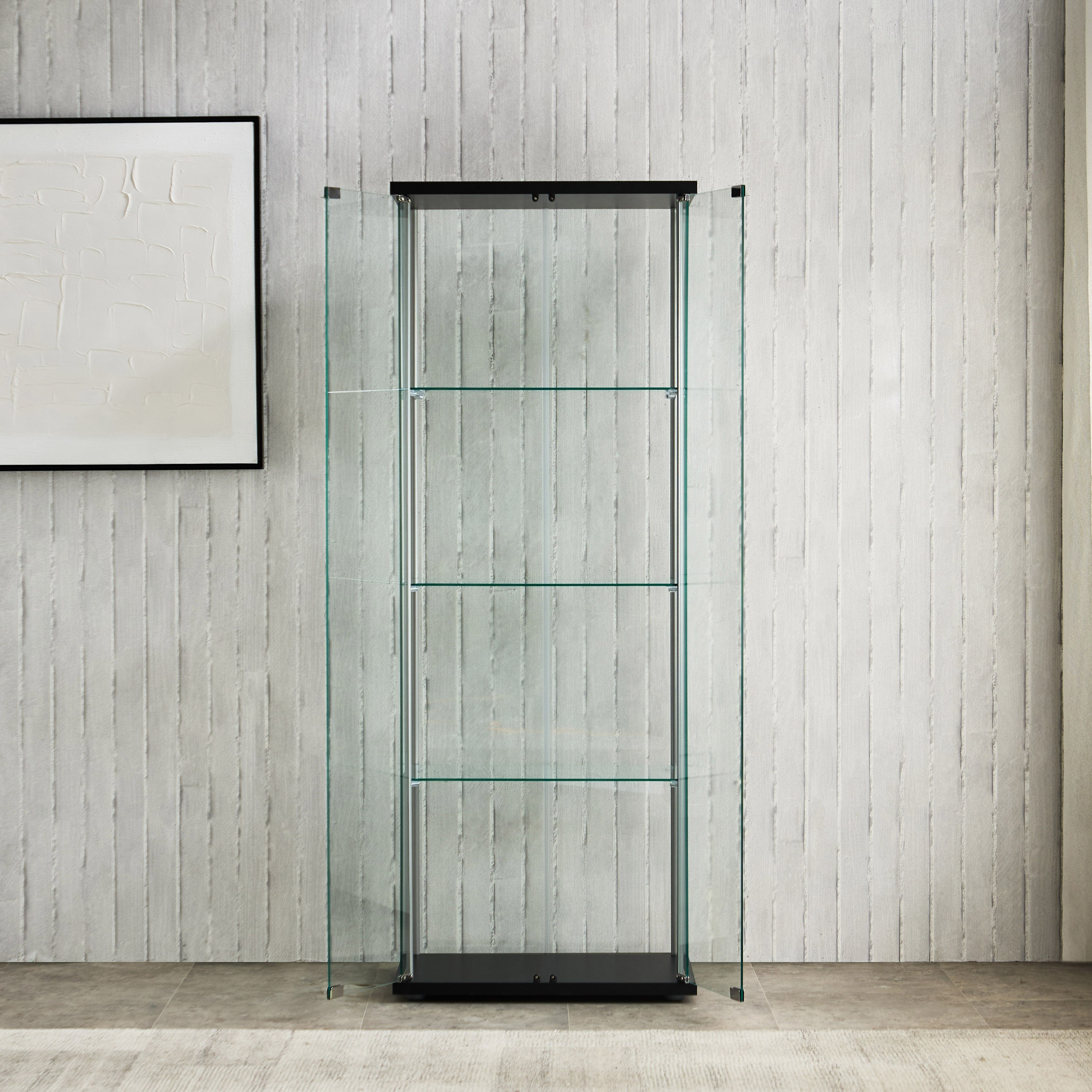 وحدة عرض زجاج ببابين و3 رفوف من دوفر-hbxfurniture-diningroom-barcountersandbarstools-image-3