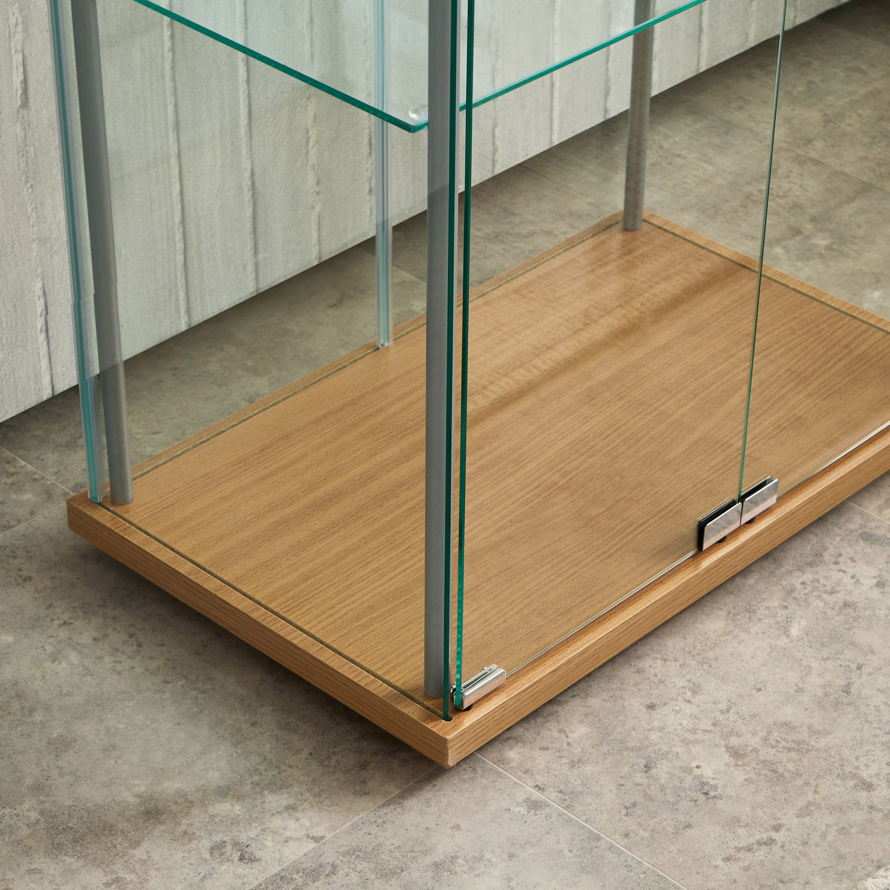 Dover Curio Cabinet with 2 Doors and 3 Shelf-hbxfurniture-diningroom-barcountersandbarstools-image-6