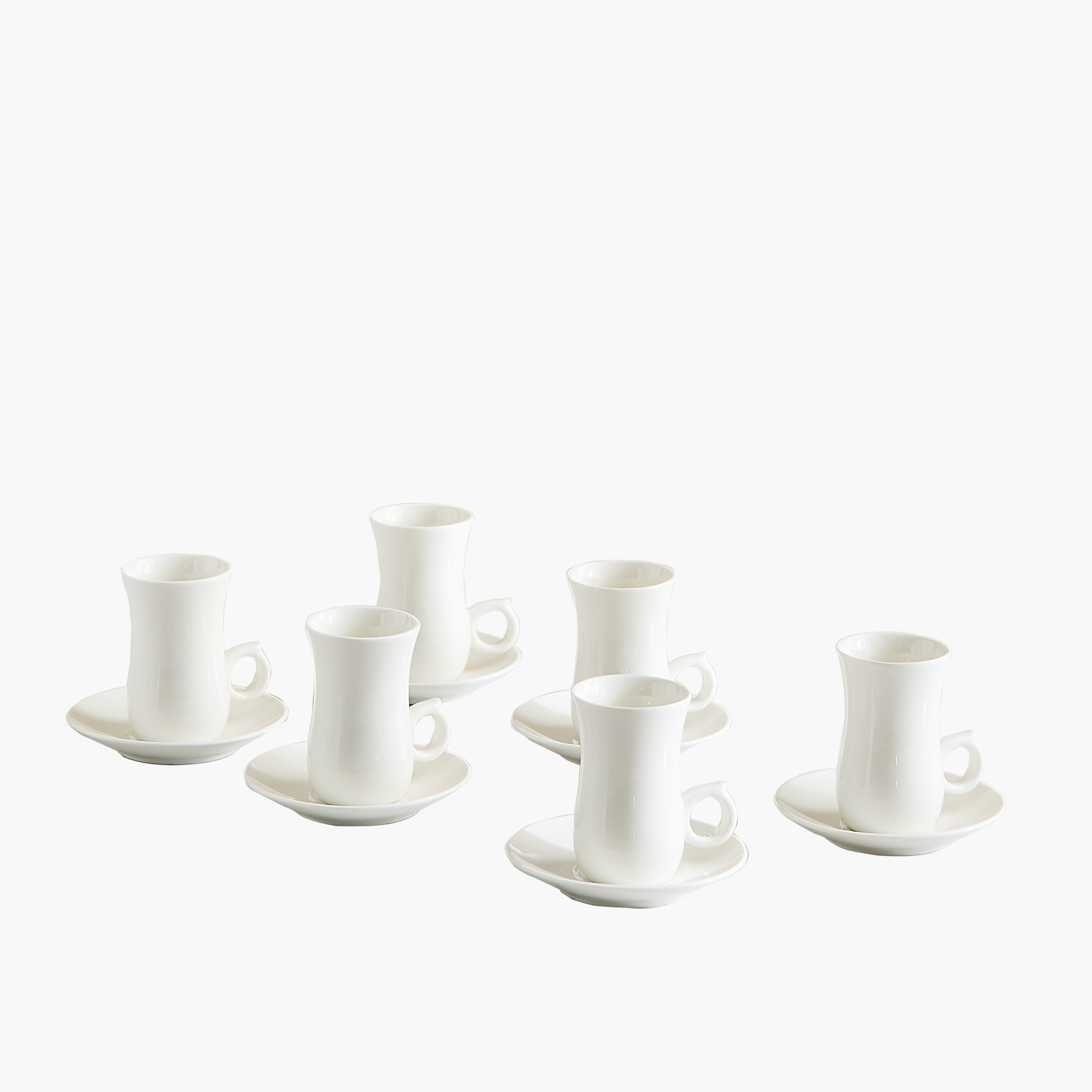 Crimsson 12-Piece Porcelain Tea Cup and Saucer Set - 260 ml-hbxhomeware-diningandtabletop-coffeeandteasets-image-5